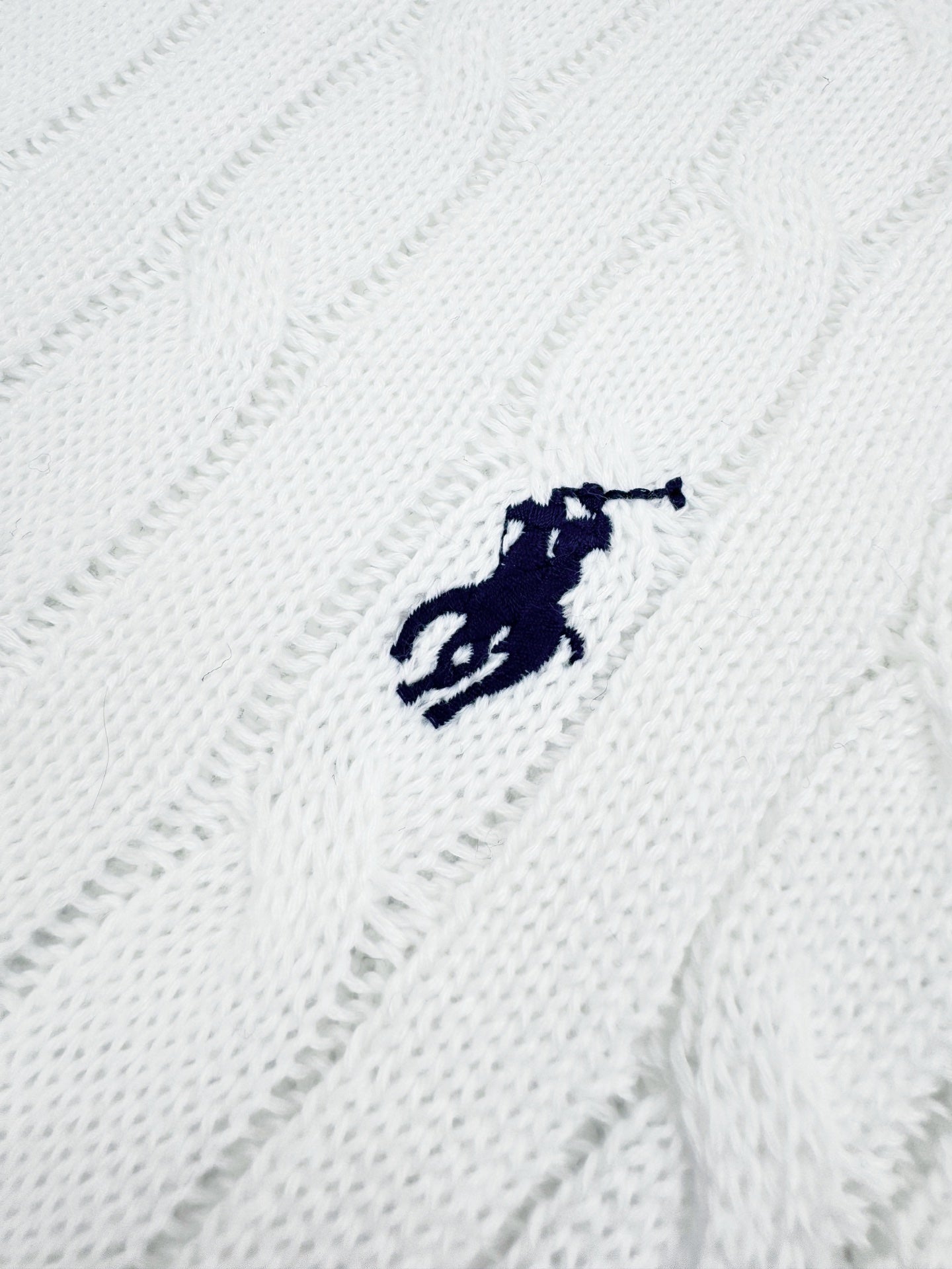 Ralph Lauren Cable-Knit Short-Sleeve Sweater