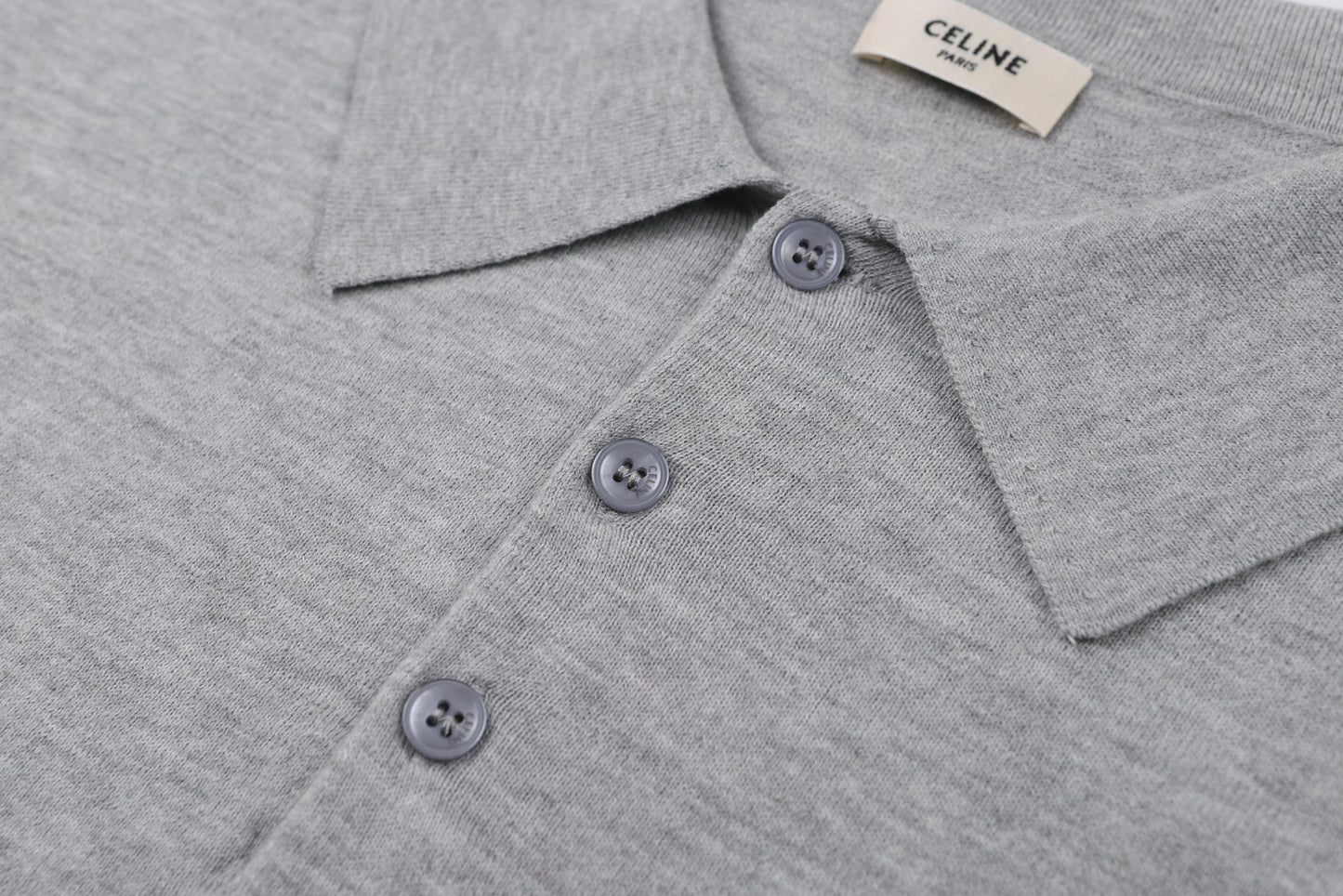 Celine Logo Embroidered Pullover Polo Shirt – 26SS