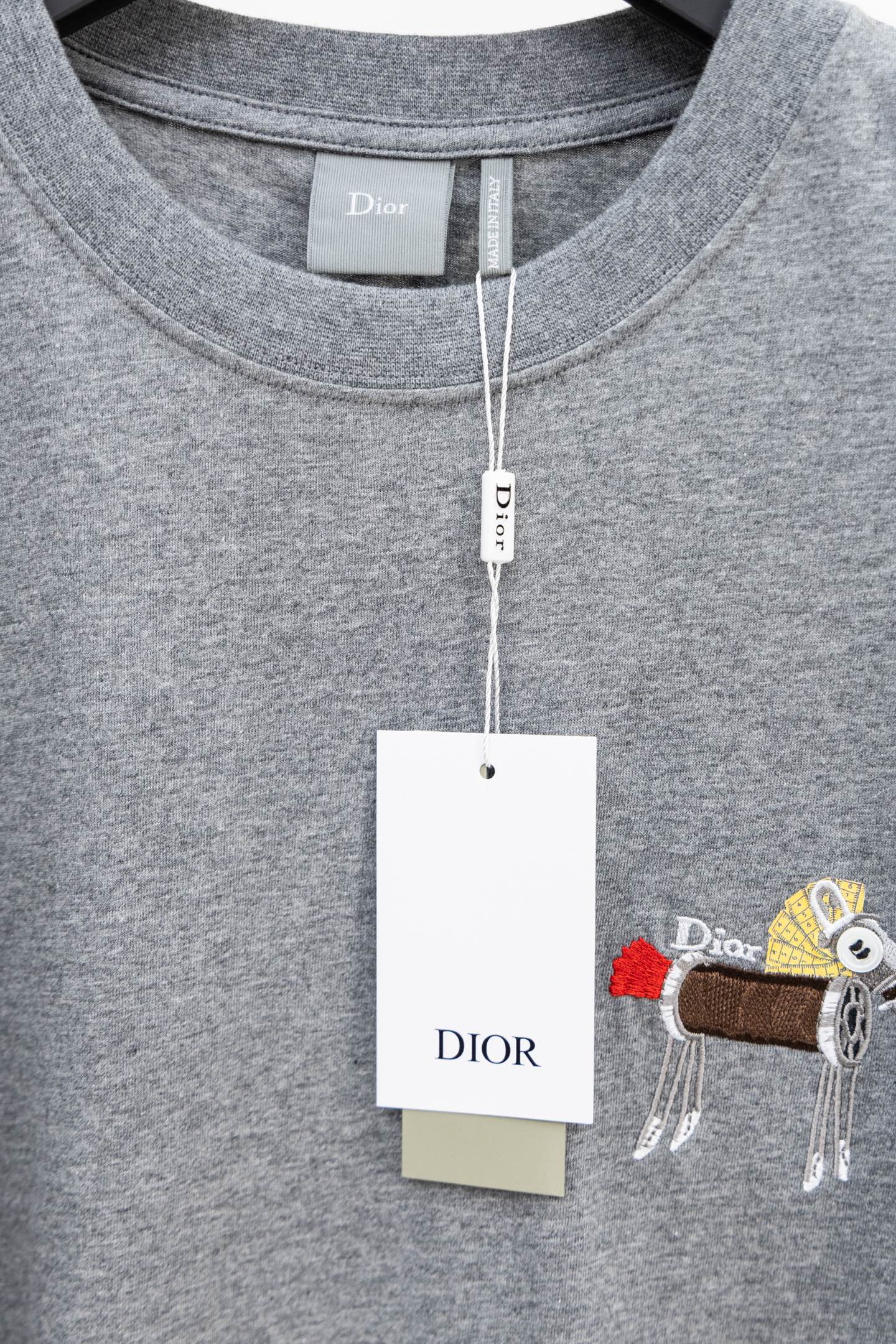 Dior Pony Embroidered Cotton T-Shirt
