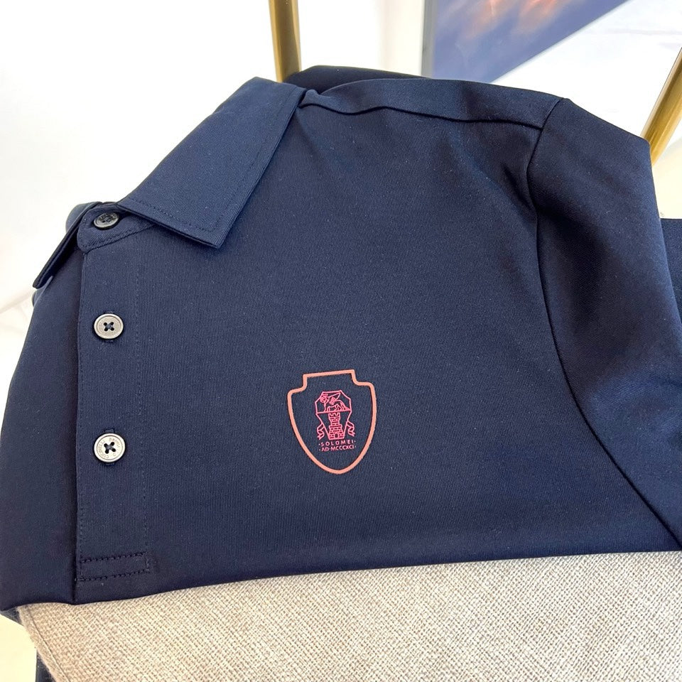Brunello Cucinelli Short-Sleeved Polo Shirt – 2026 Spring/Summer Collection