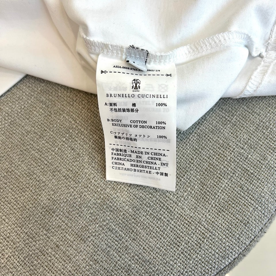 Brunello Cucinelli Short-Sleeved Polo Shirt – 2026 Spring/Summer Collection