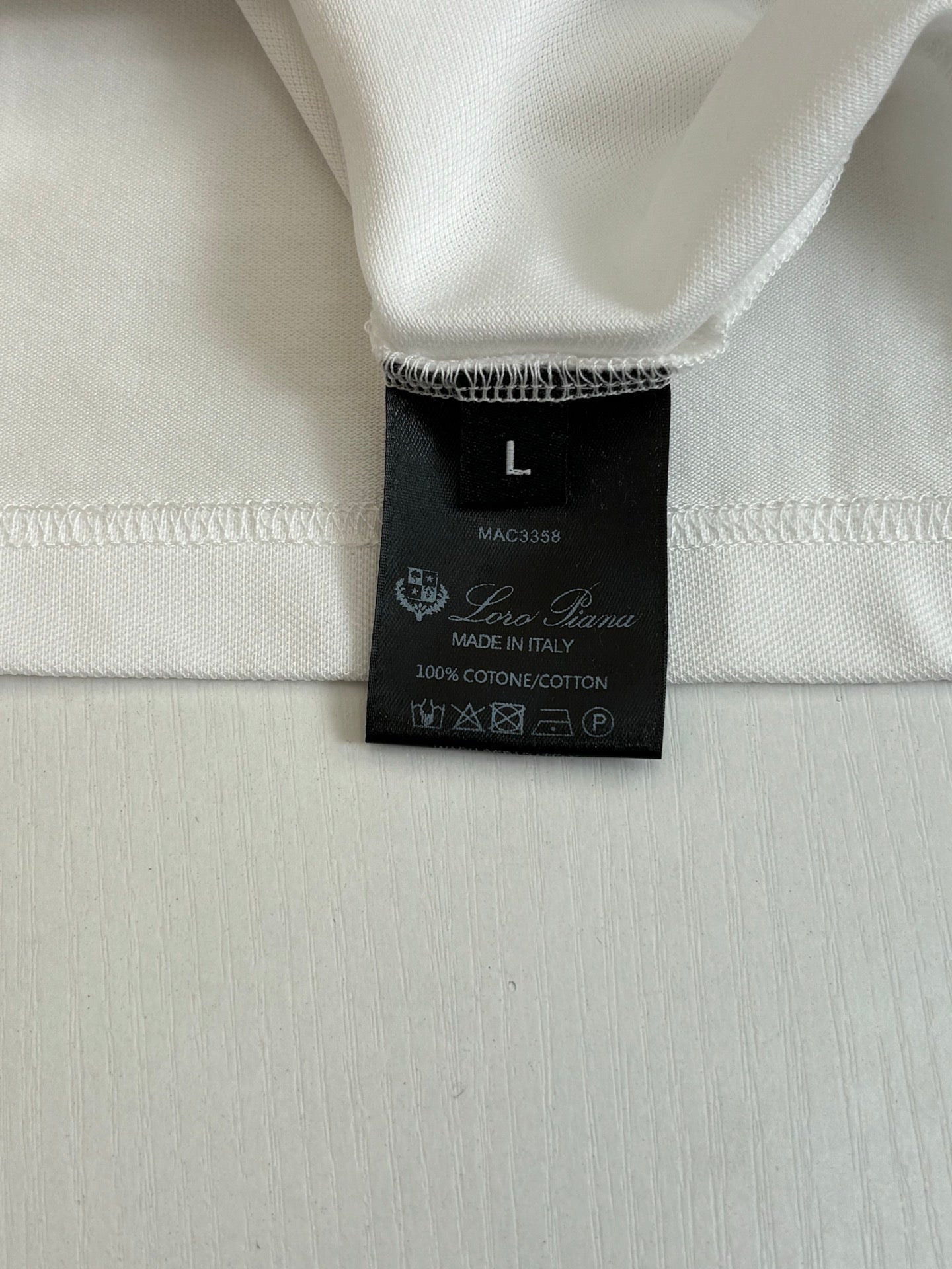 Loro Piana LP Logo Embroidered Piqué Cotton Polo Shirt