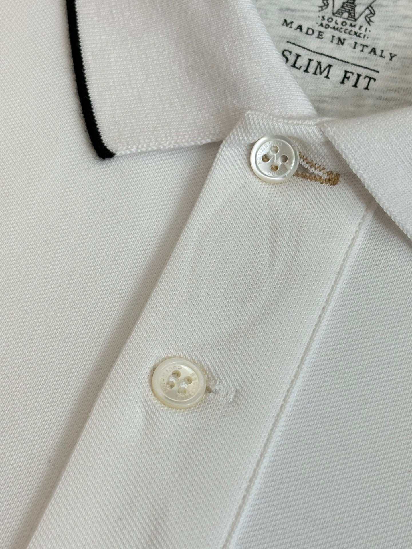 Brunello Cucinelli BC Logo Embroidered Polo Shirt – 2025