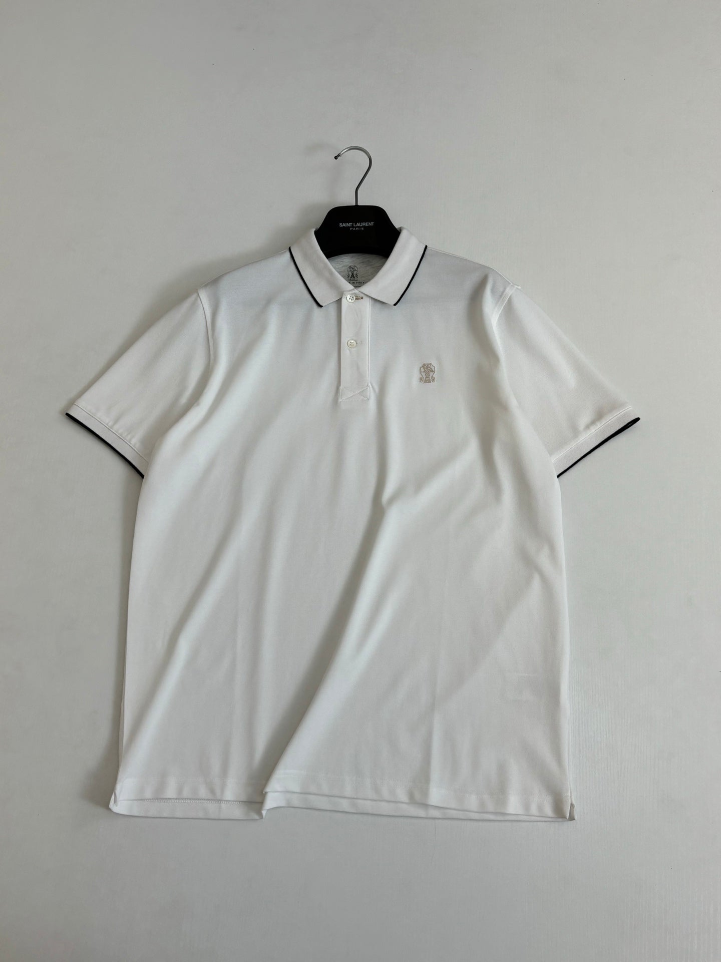 Brunello Cucinelli BC Logo Embroidered Polo Shirt – 2025