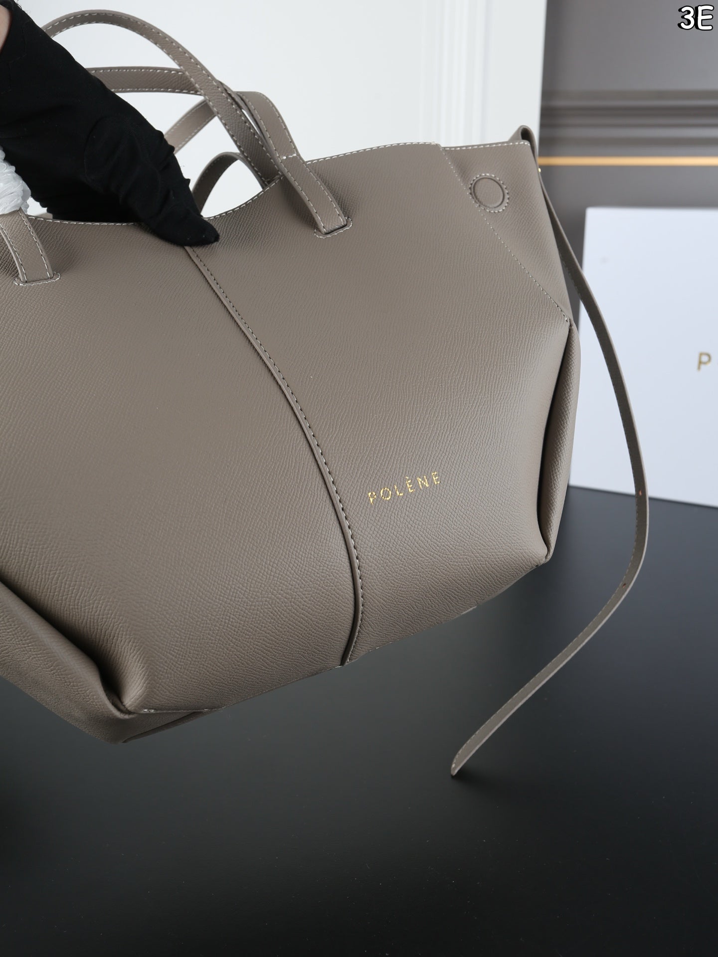 Polène Foldable Cowhide Tote Bag – Autumn/Winter Collection