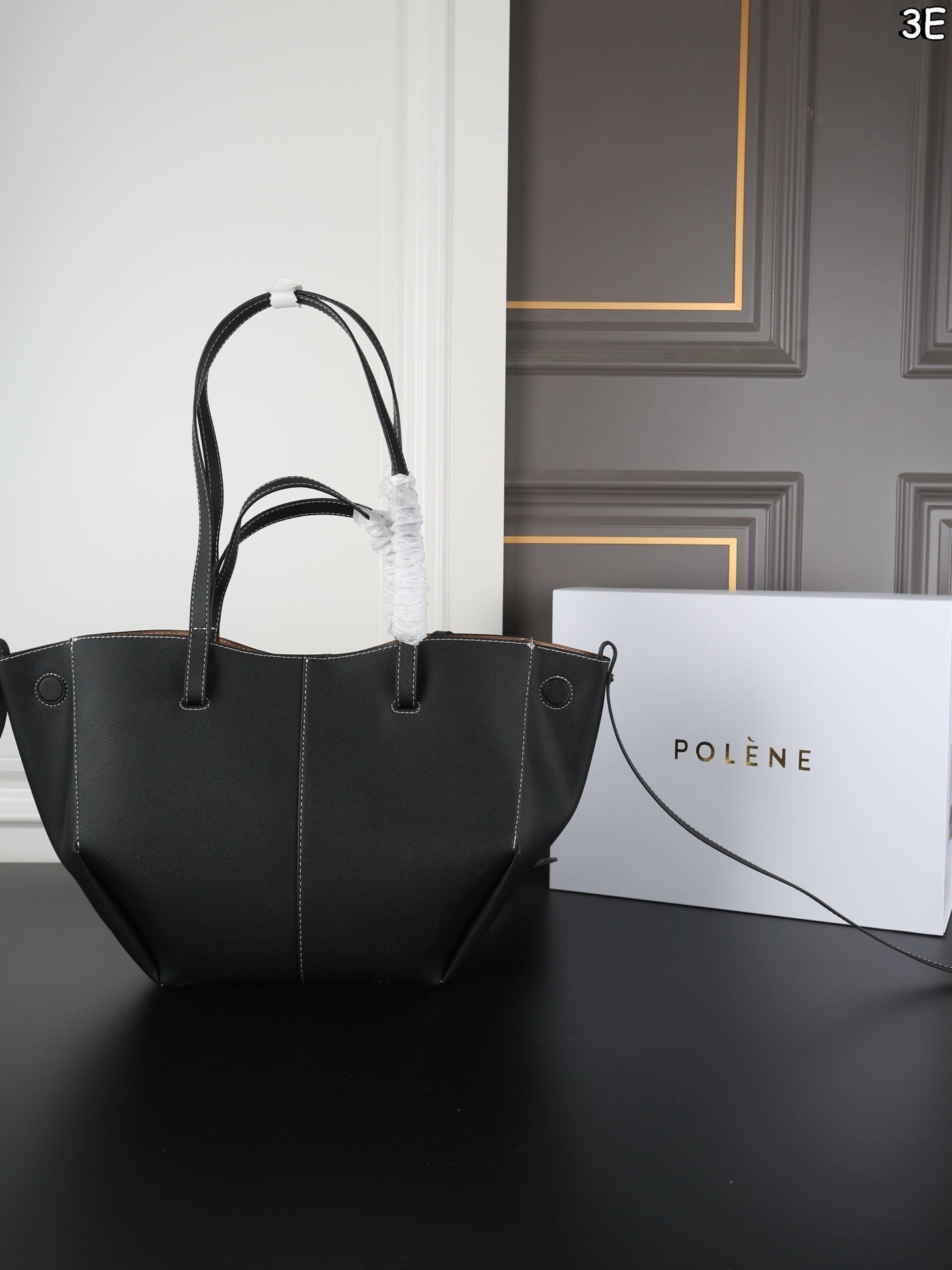 Polène Foldable Cowhide Tote Bag – Autumn/Winter Collection