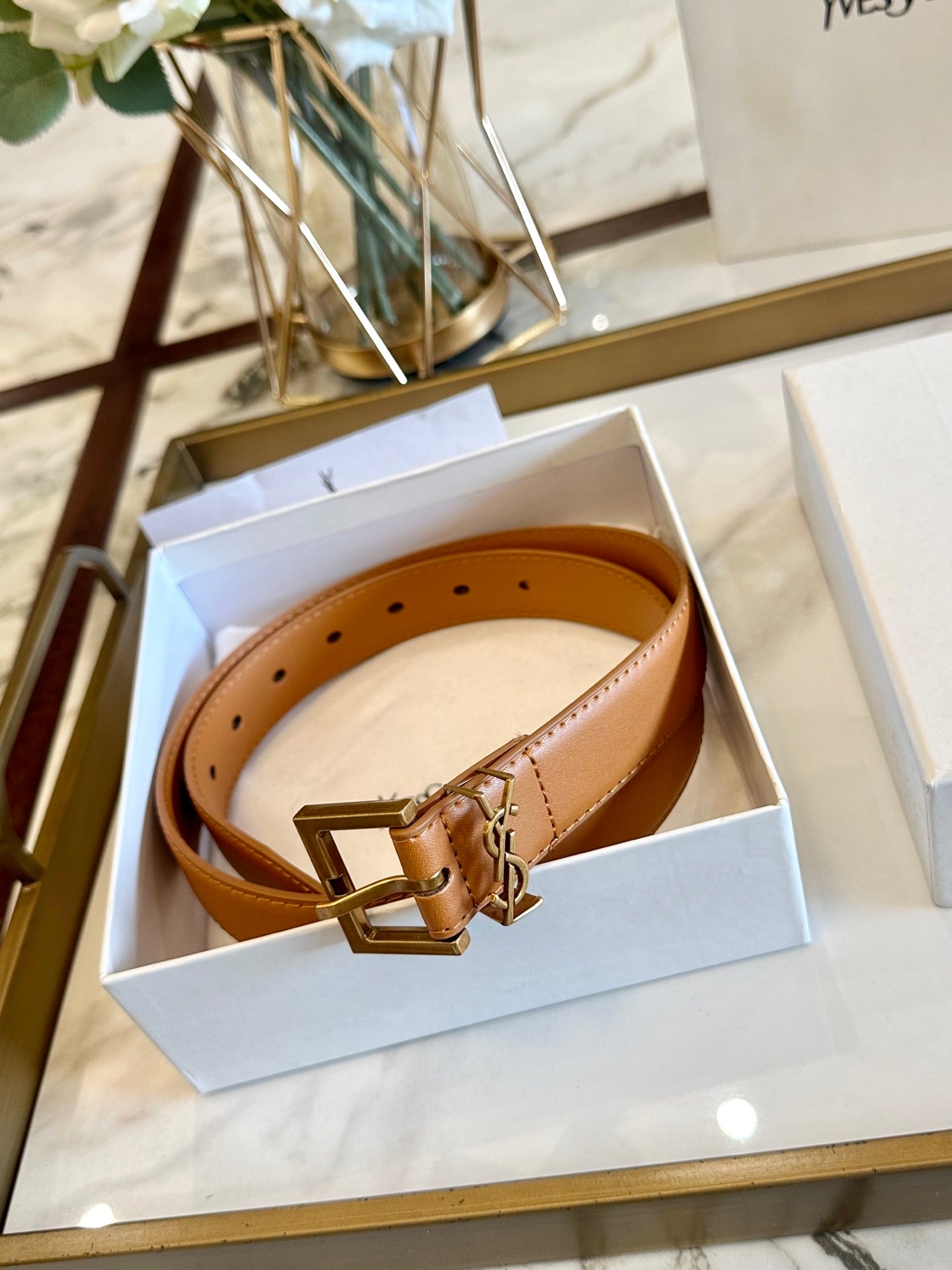 Saint Laurent Classic Leather Belt – 3.0cm