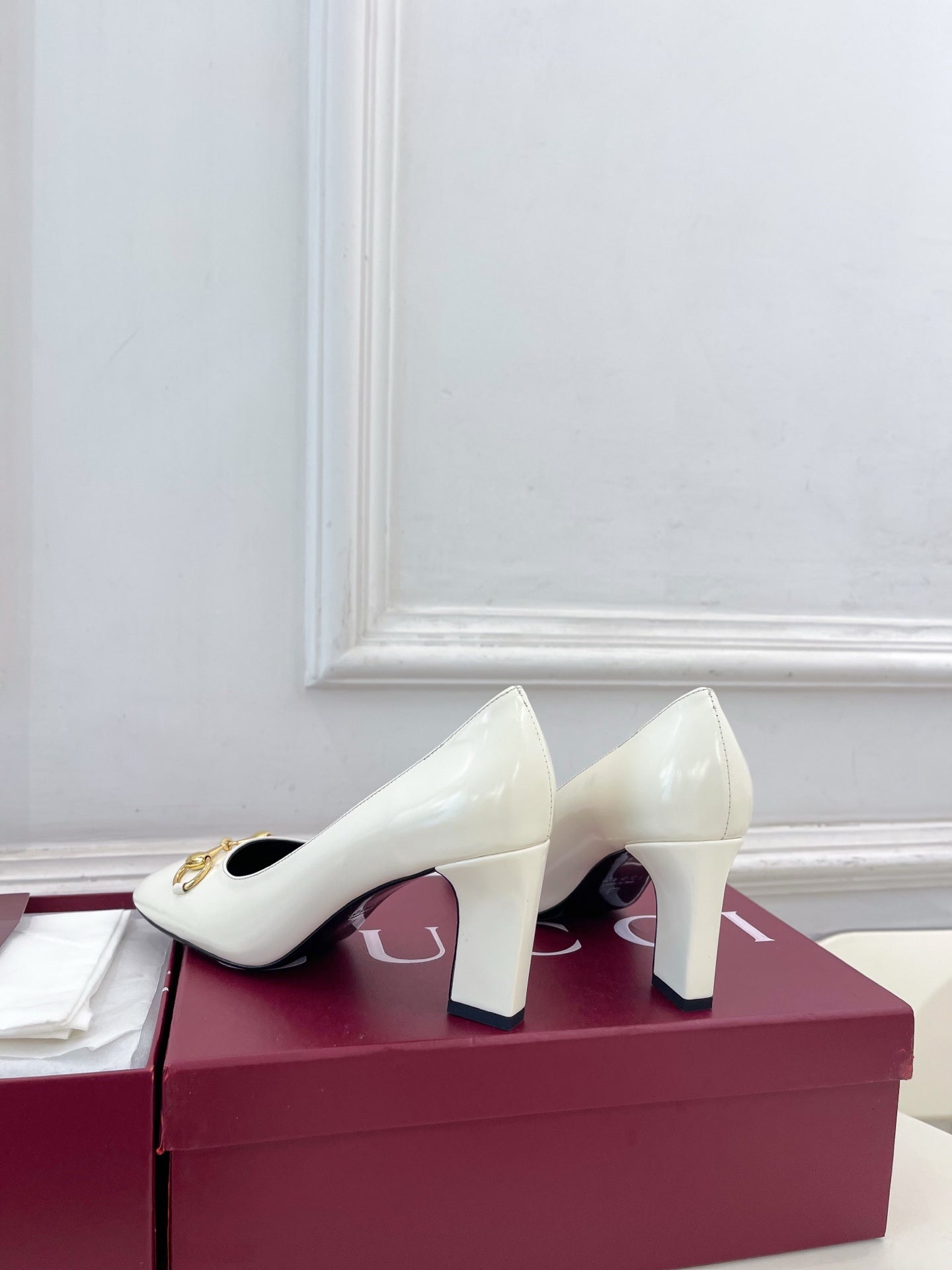 Gucci Signora Horsebit Chunky Heel Pumps – 2026 Spring/Summer Collection