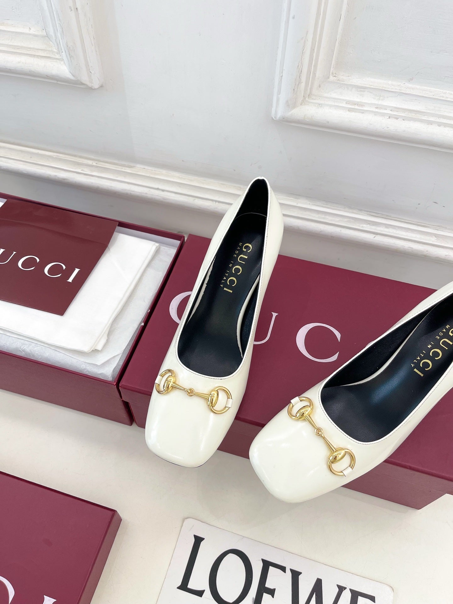 Gucci Signora Horsebit Chunky Heel Pumps – 2026 Spring/Summer Collection