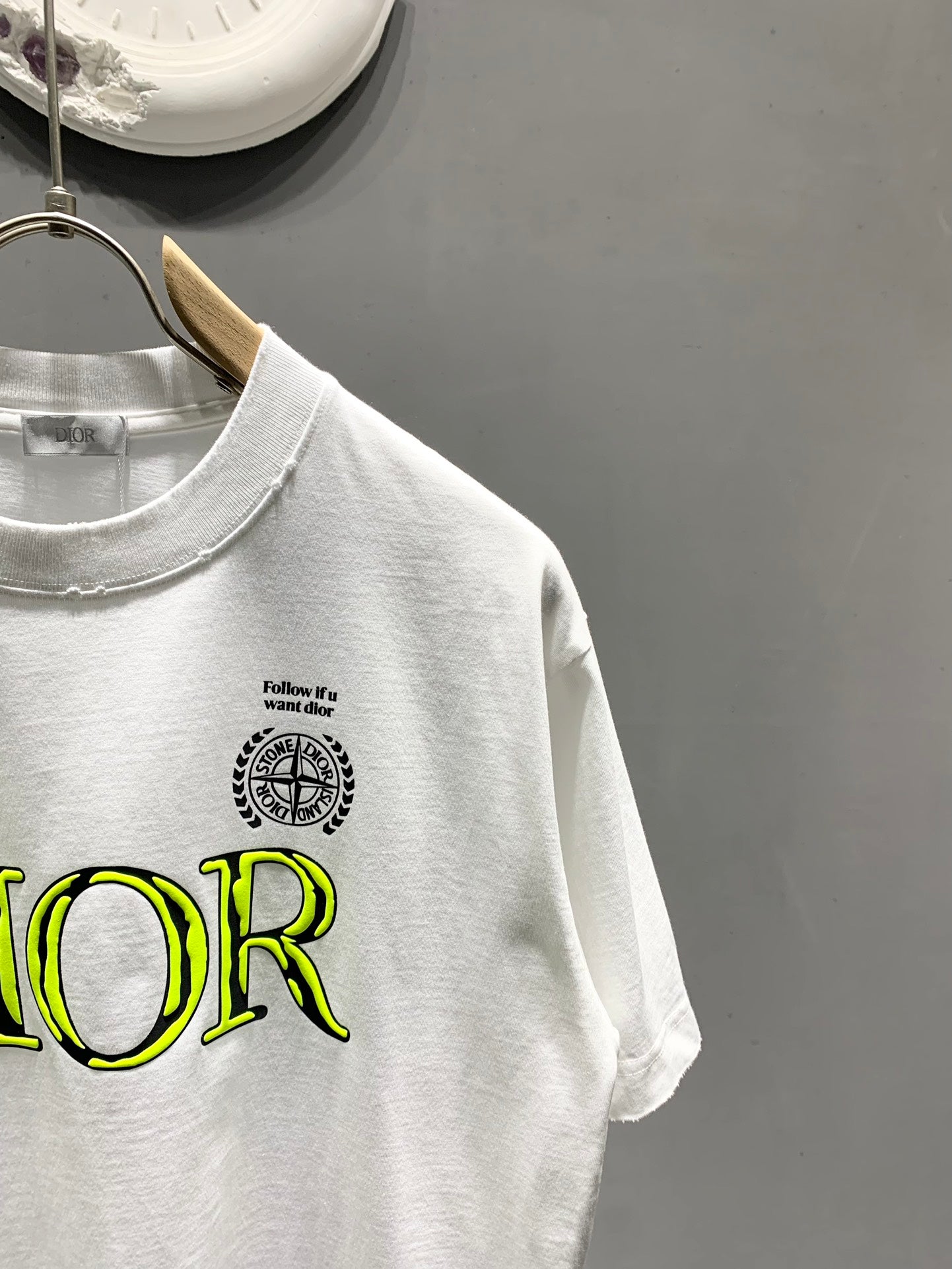 Dior 3D Rubber Logo Collaboration T-Shirt