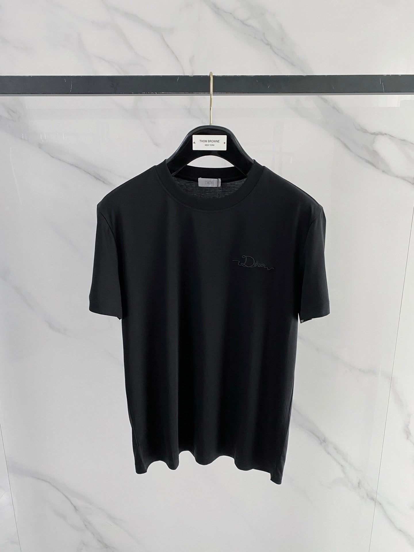 Dior Logo Mercerized Cotton T-Shirt – 2025 Spring/Summer Collection