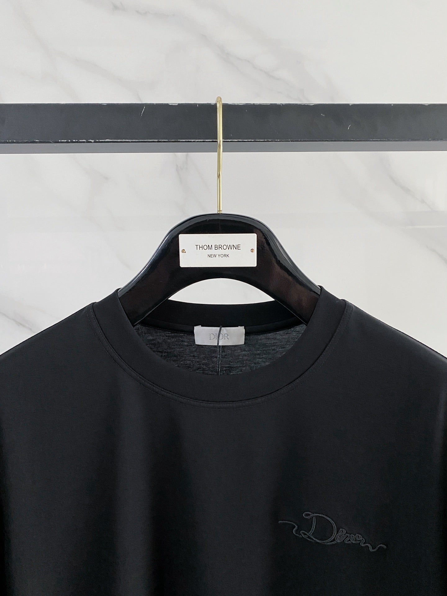 Dior Logo Mercerized Cotton T-Shirt – 2025 Spring/Summer Collection