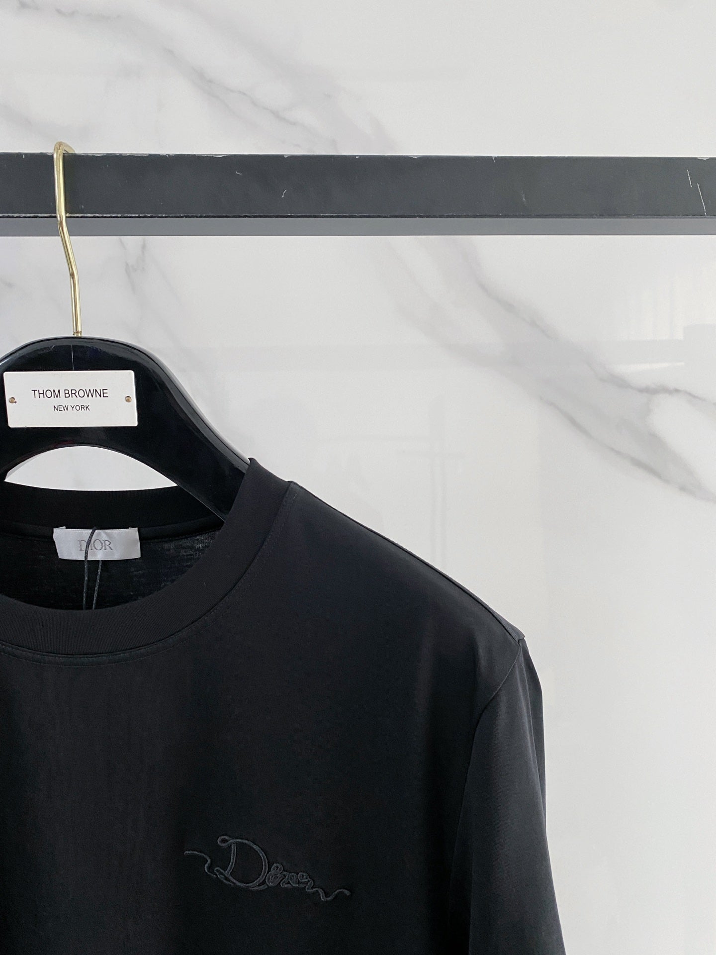 Dior Logo Mercerized Cotton T-Shirt – 2025 Spring/Summer Collection