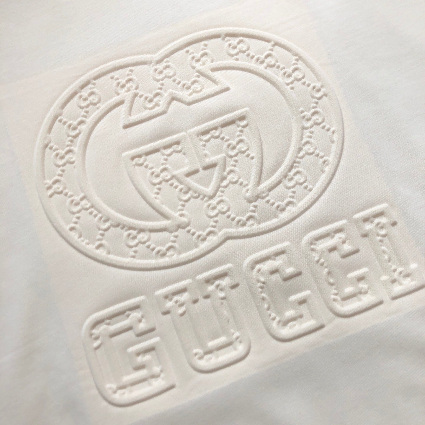 Gucci Embossed Logo Crewneck T-Shirt – 2026SS