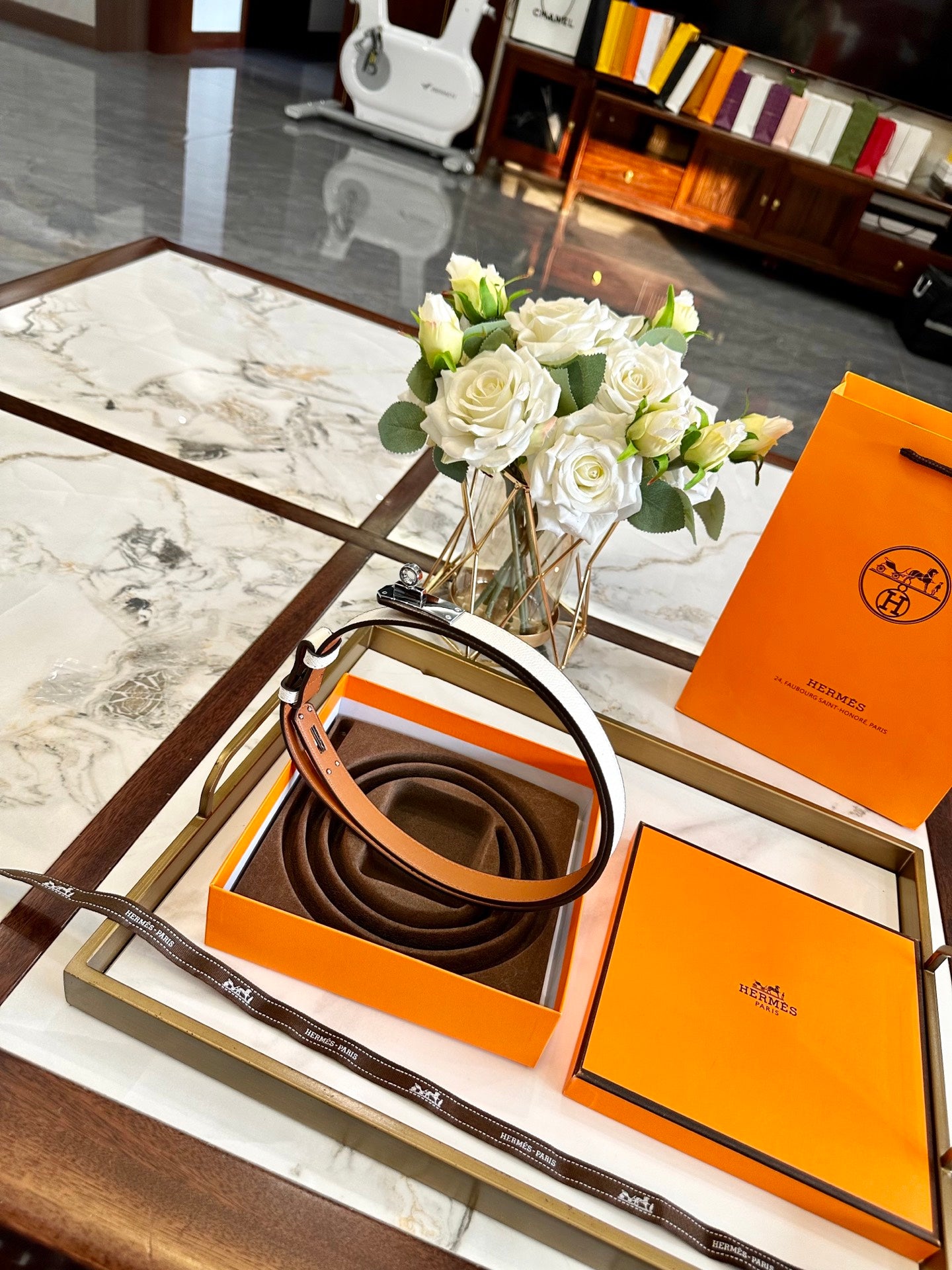 Hermès Slim Leather Belt – 2.0cm