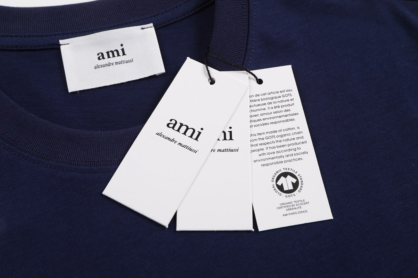 AMI Paris Small Heart Embroidered Crewneck T-Shirt – 26SS