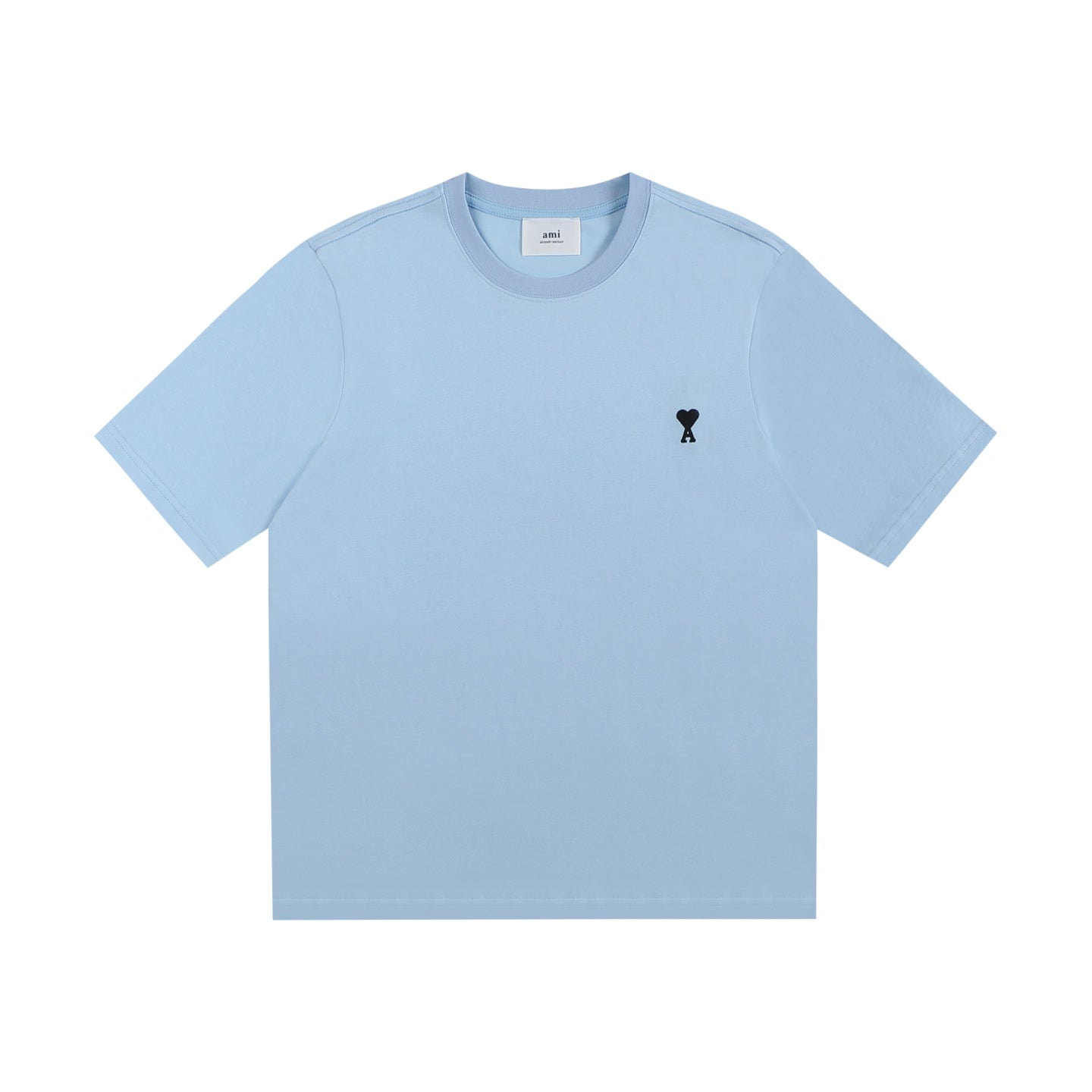 AMI Paris Small Heart Embroidered Crewneck T-Shirt – 26SS