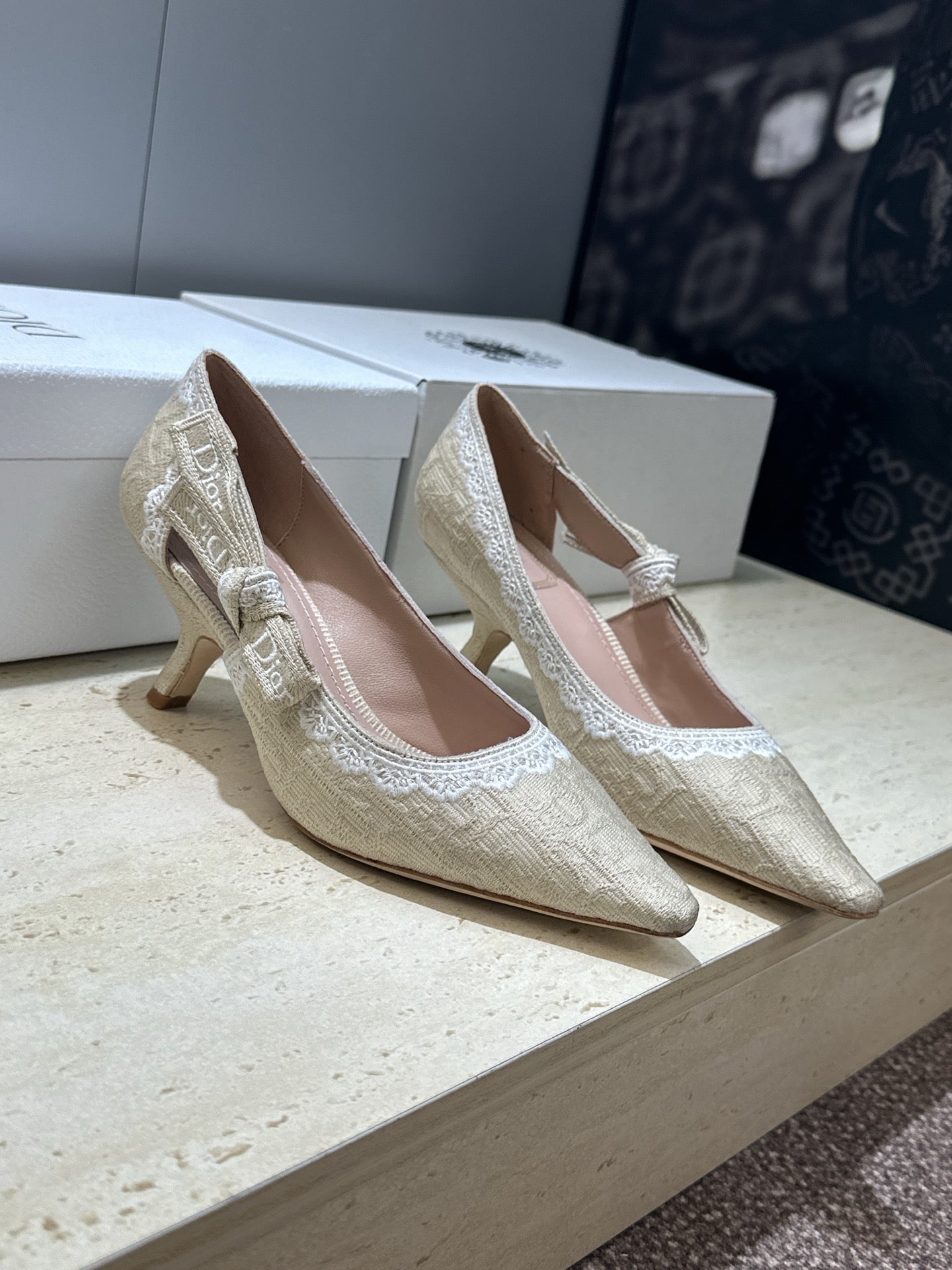 Dior J'Adior Dentelle Jelly Bow Pumps – 2026 Early Spring Collection