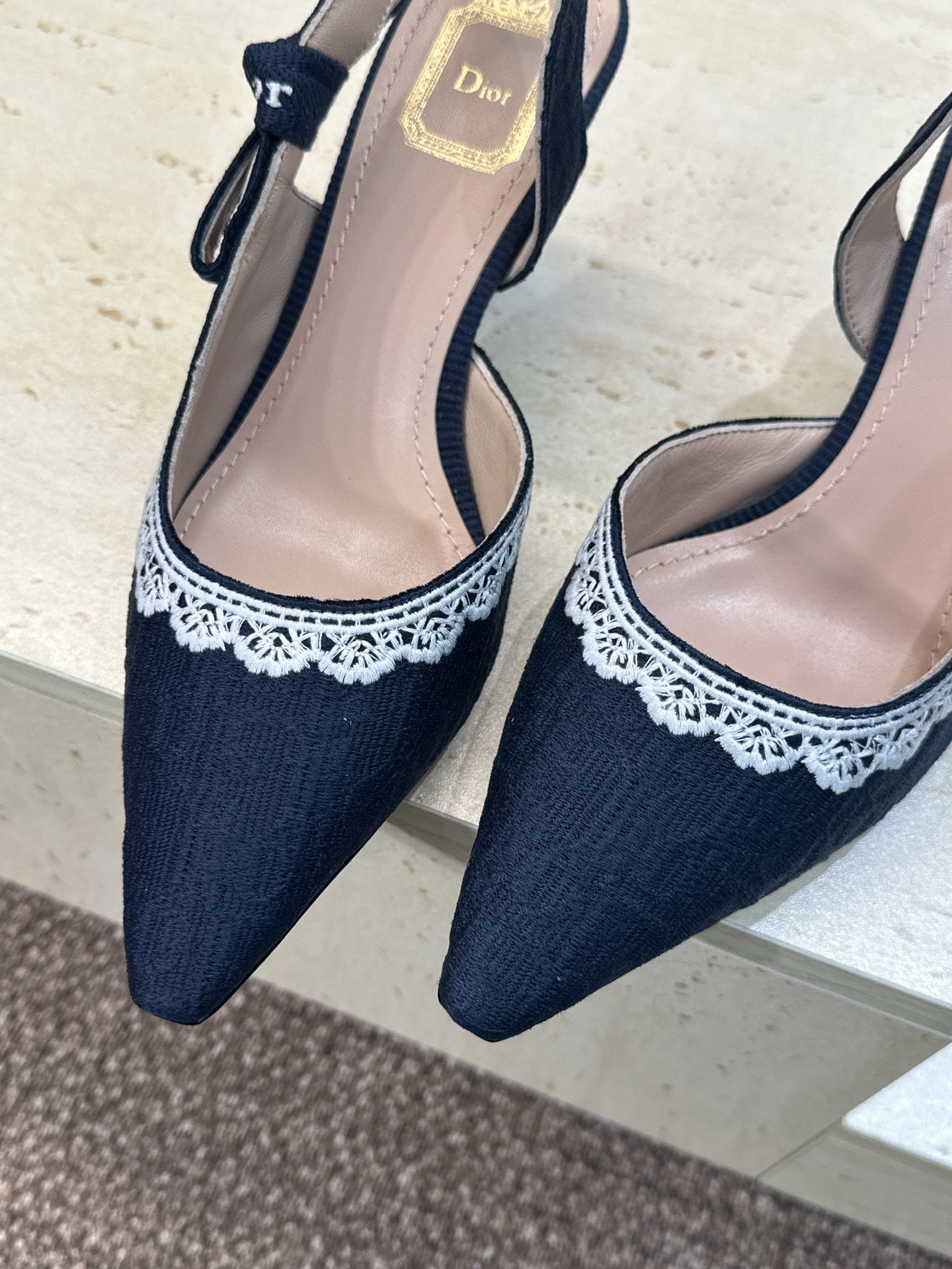 Dior J'Adior Dentelle Slingback Heels – 2026 Early Spring Haute Couture Collection