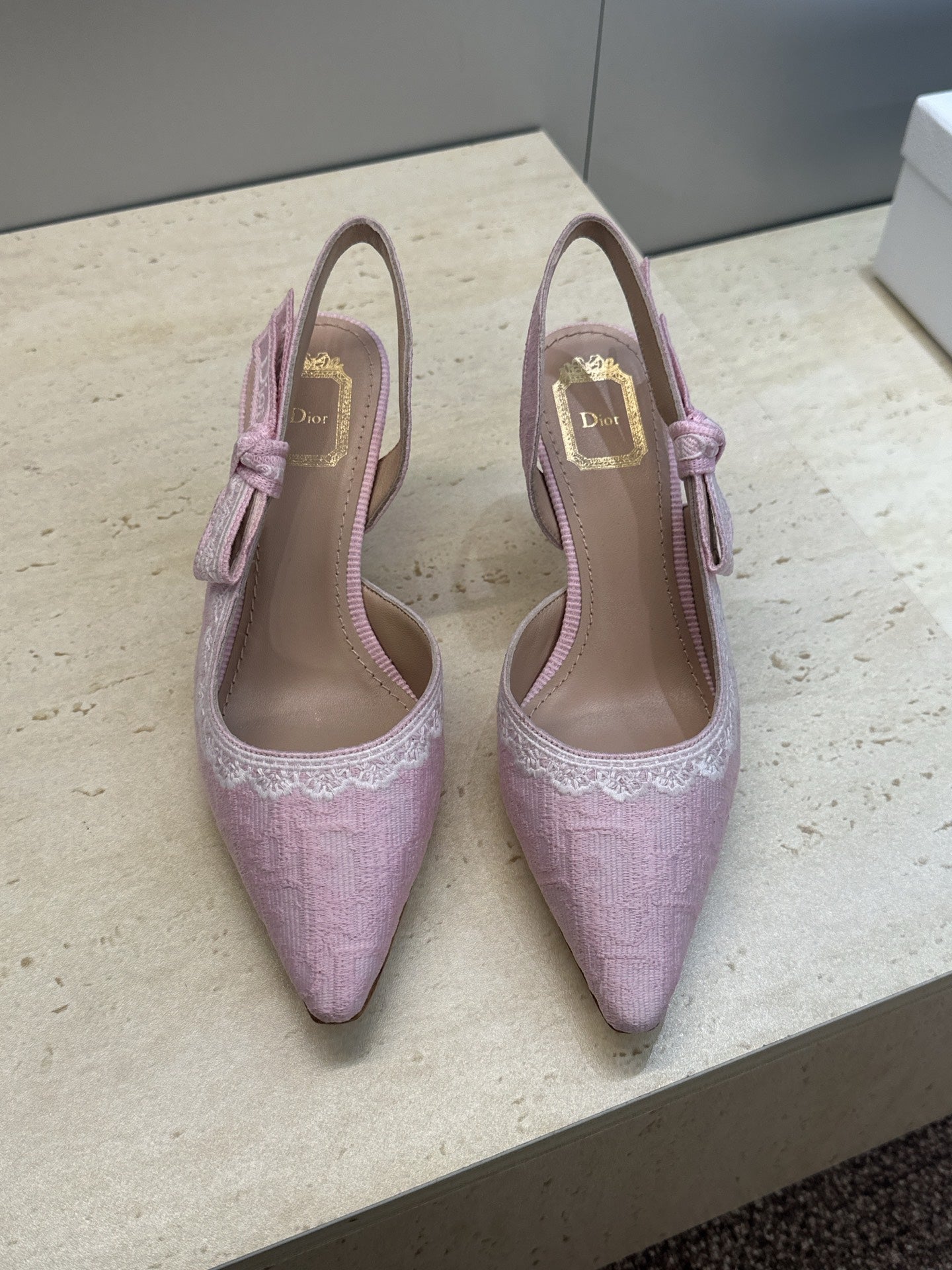 Dior J'Adior Dentelle Slingback Heels – 2026 Early Spring Haute Couture Collection