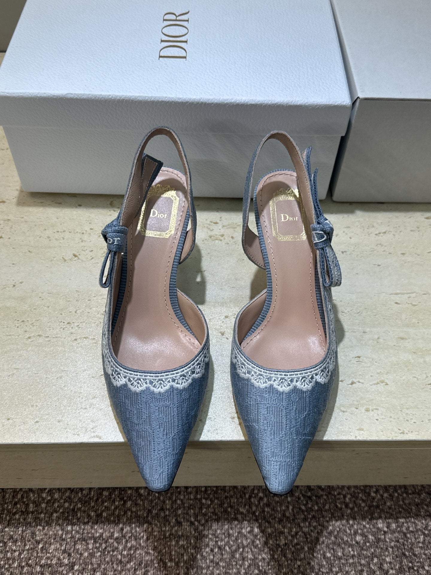 Dior J'Adior Dentelle Slingback Heels – 2026 Early Spring Haute Couture Collection