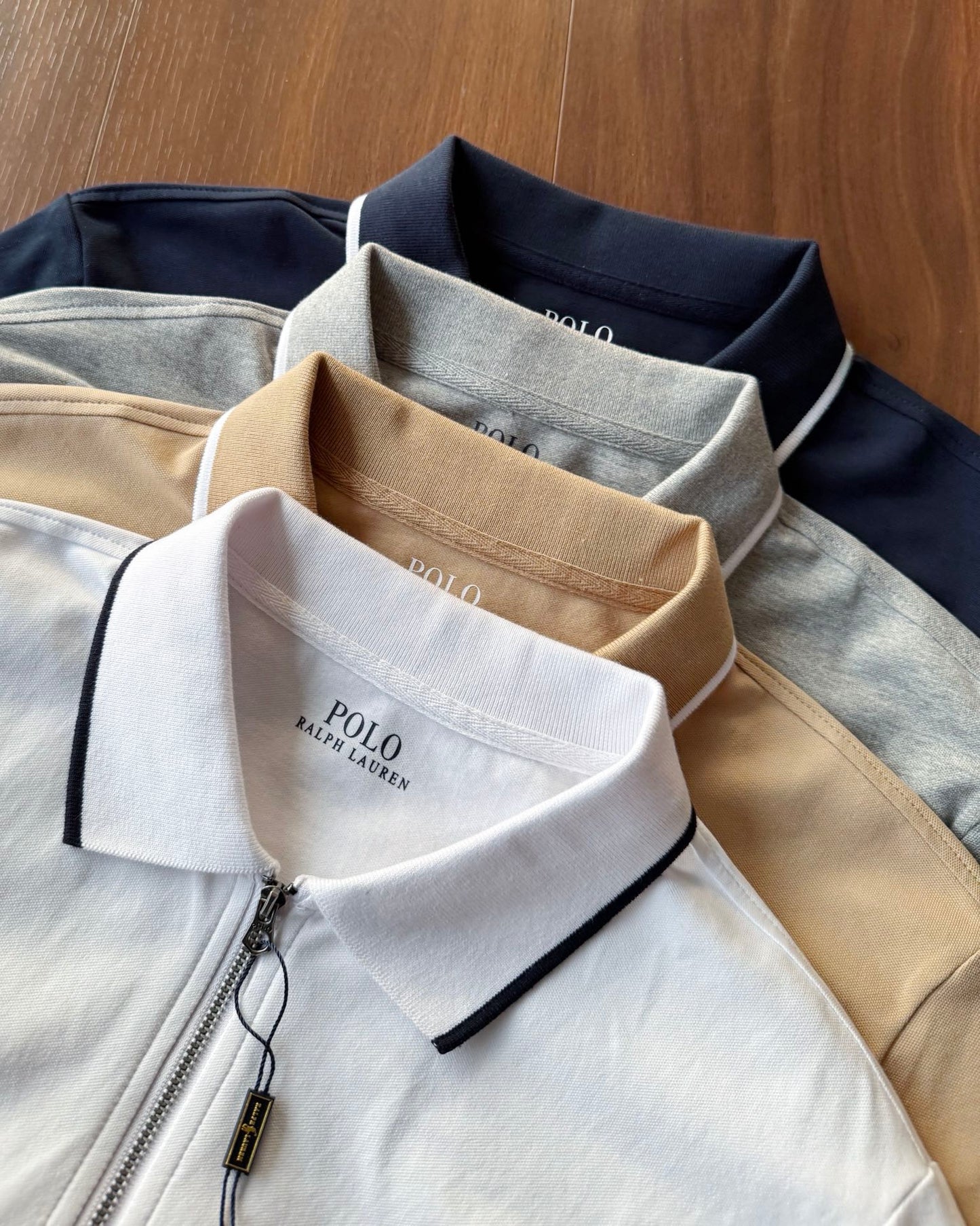 Ralph Lauren Half-Zip Contrast Trim Polo Shirt – 2025 Collection