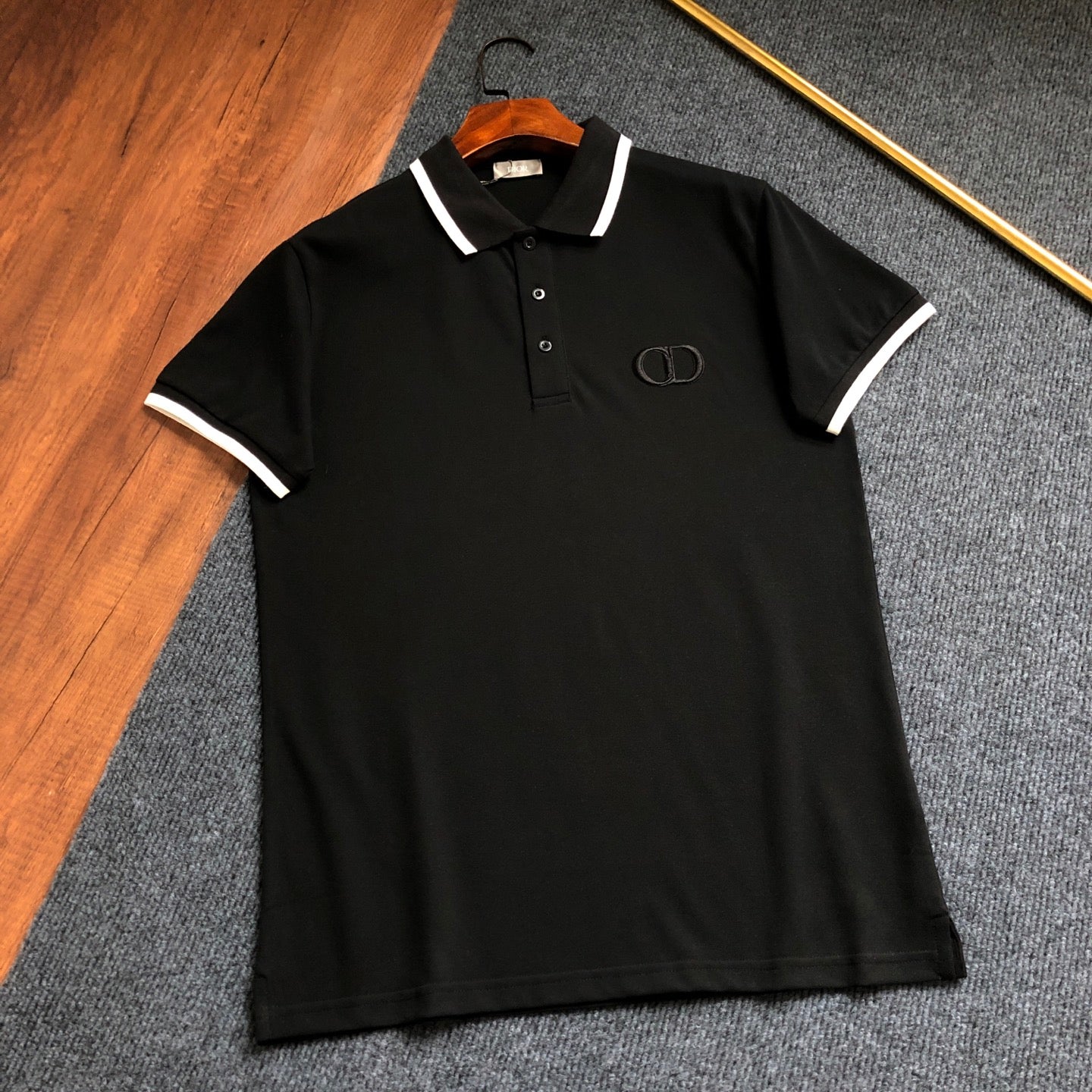 Dior Classic Logo Embroidered Polo Shirt – 2026SS
