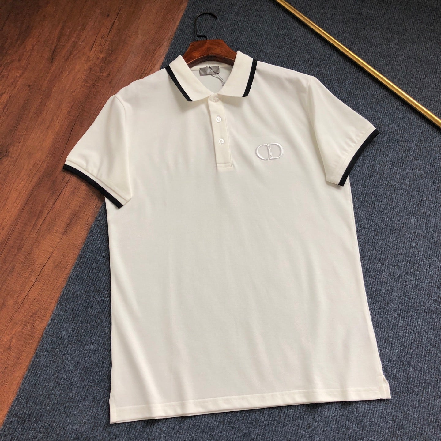 Dior Classic Logo Embroidered Polo Shirt – 2026SS