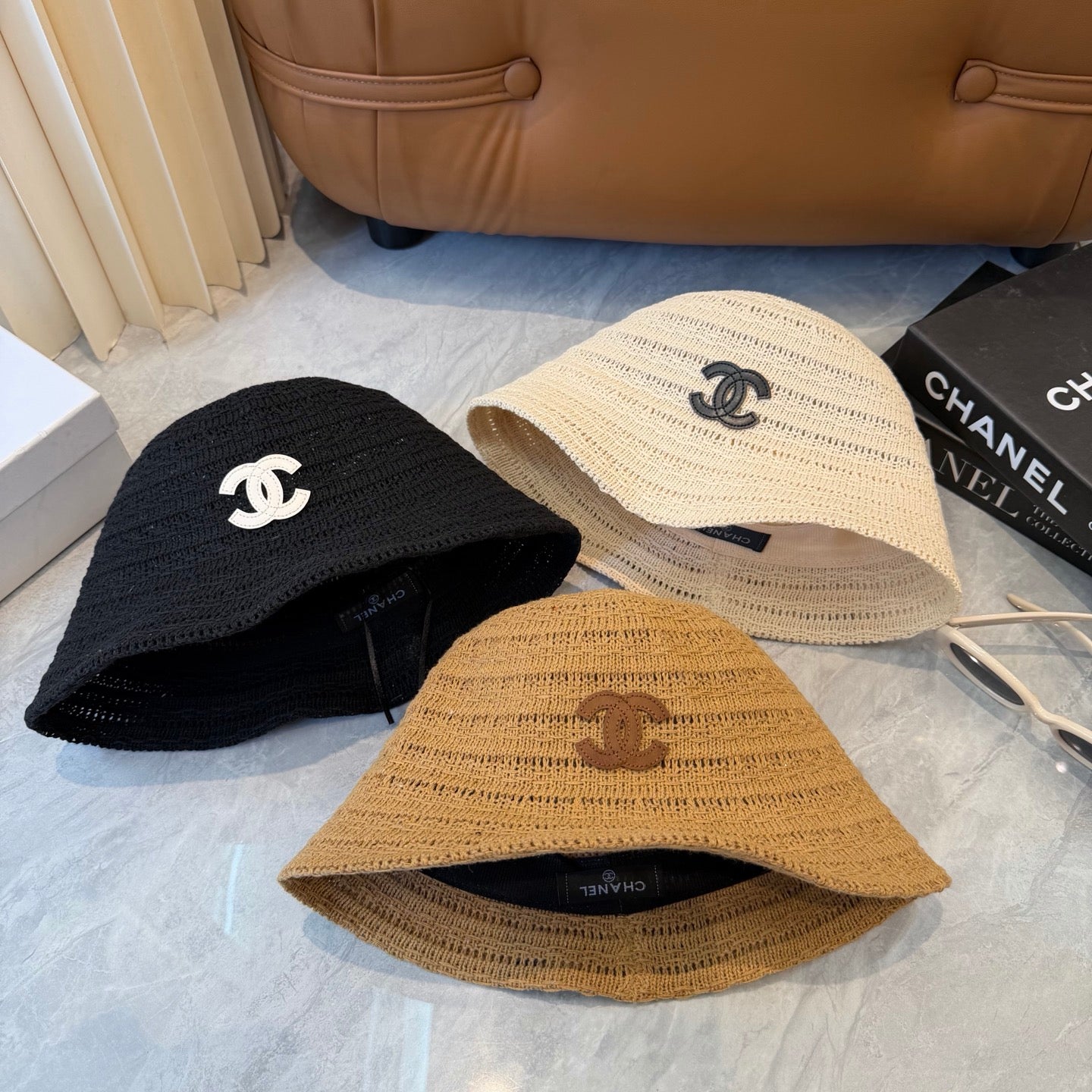 Chanel Knitted Resort Straw Hat