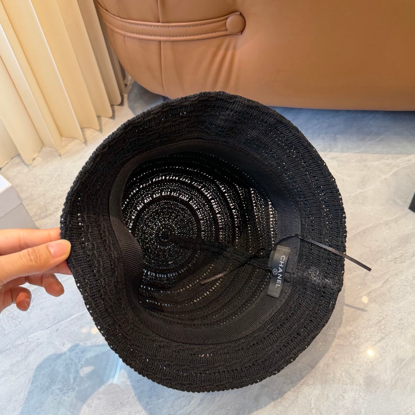 Chanel Knitted Resort Straw Hat