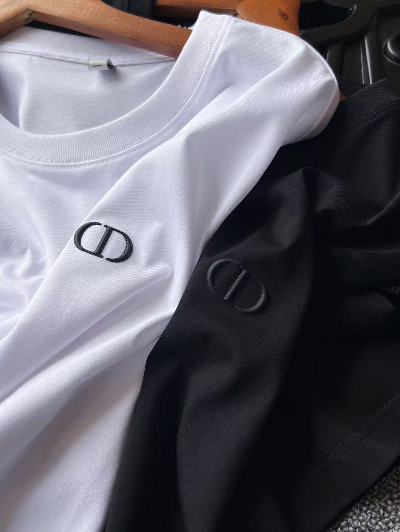 Dior CD Logo Silk T-Shirt – New Collection