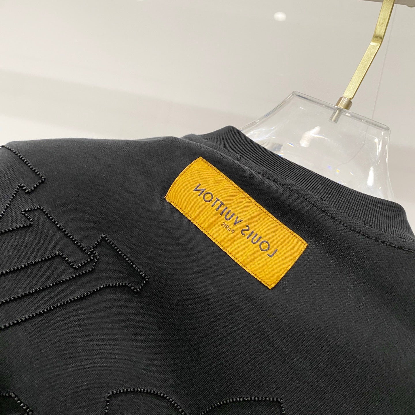 Louis Vuitton Clover Logo Embroidered Cotton T-Shirt