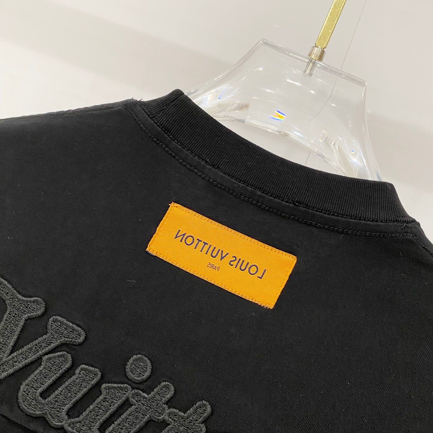 Louis Vuitton Washed Cotton Logo Embroidery T-Shirt