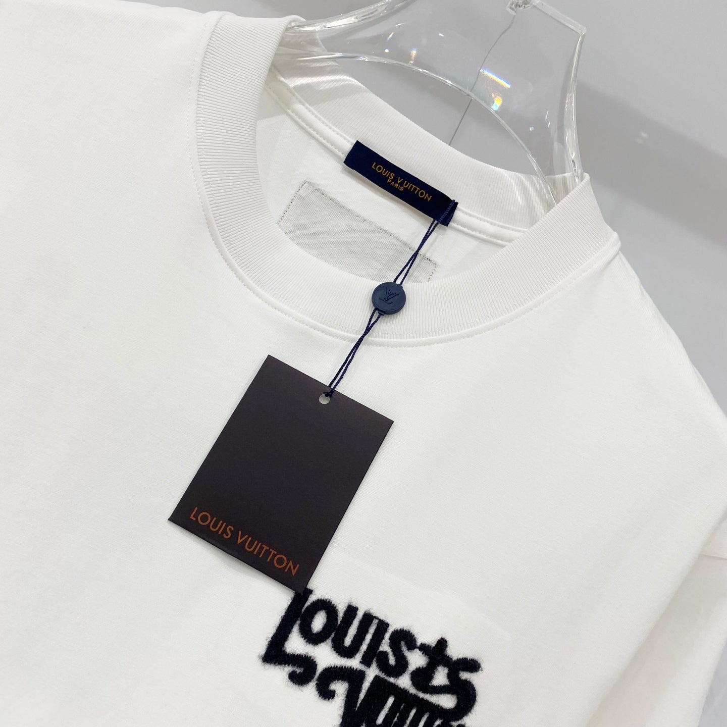 Louis Vuitton 1864 Fringe Logo Cotton T-Shirt