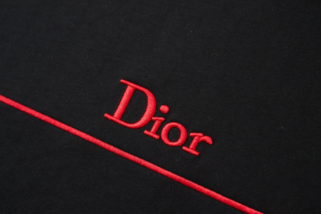 Dior Logo Embroidered Short-Sleeve T-Shirt – 26SS Early Spring Collection