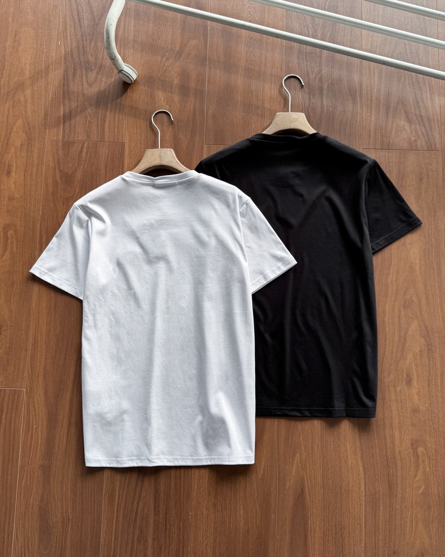 Prada Embroidered Logo Mercerized Cotton T-Shirt