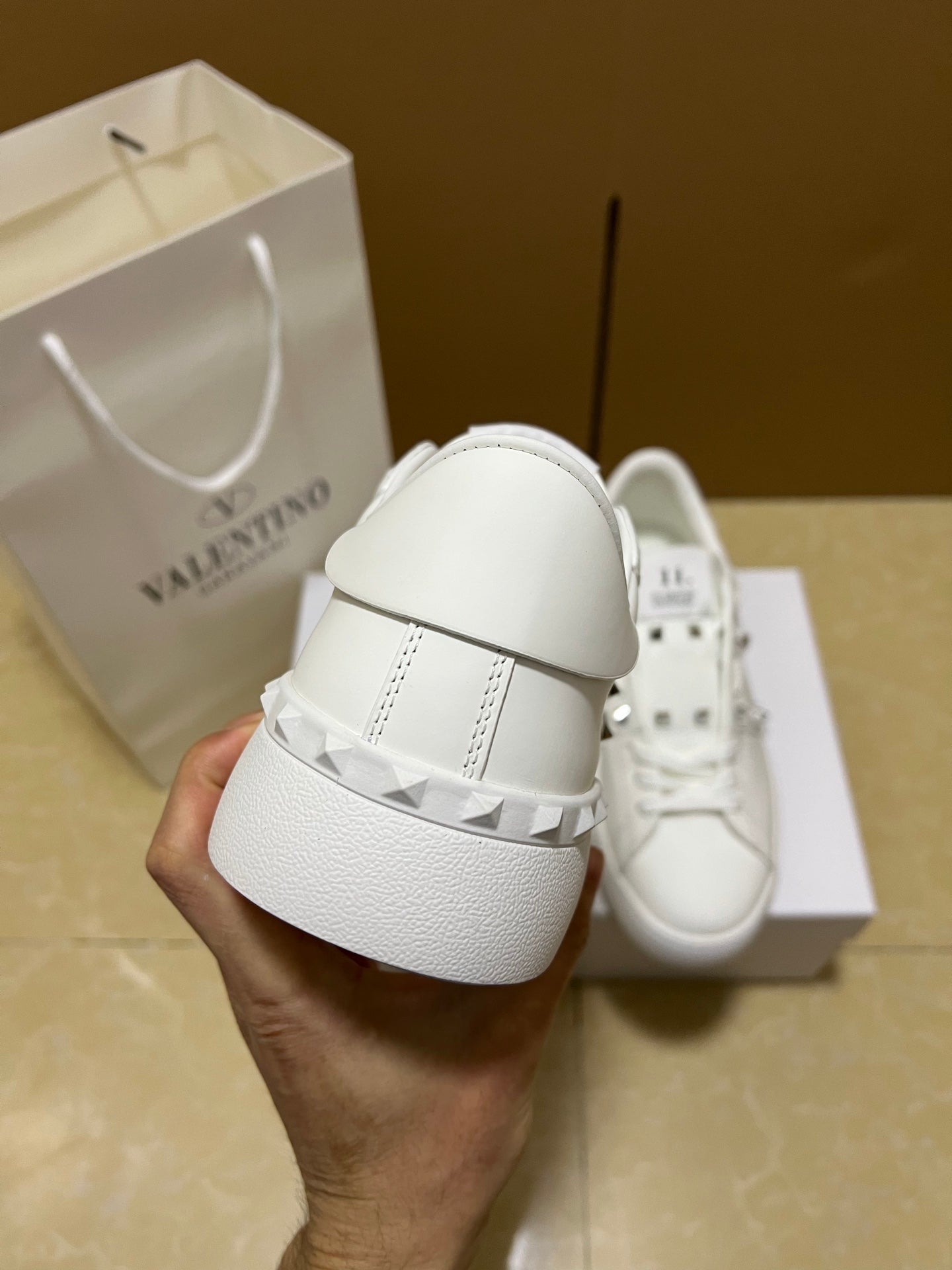 Valentino Garavani Open Disco Studded Sneakers