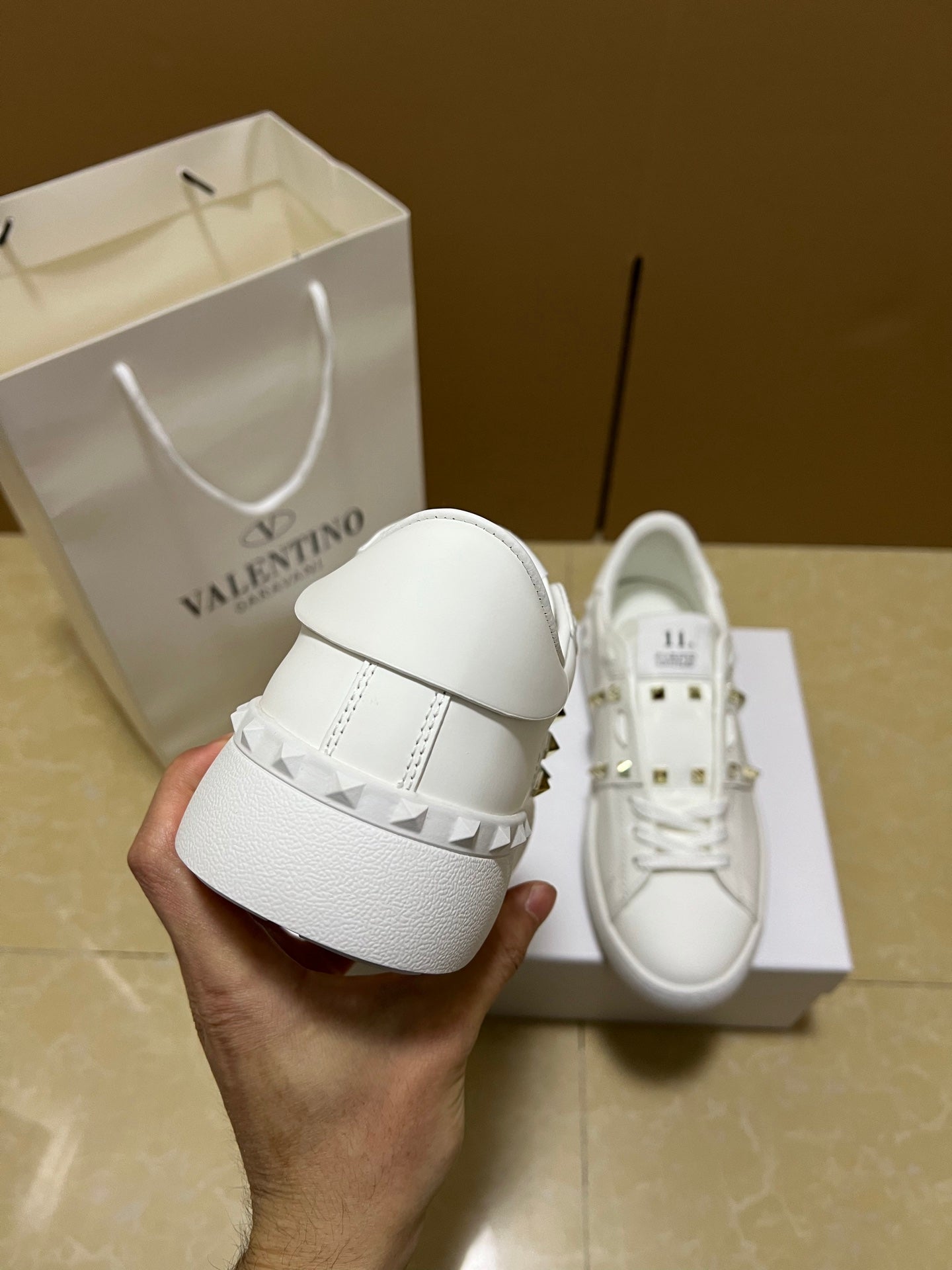 Valentino Garavani Open Disco Studded Sneakers