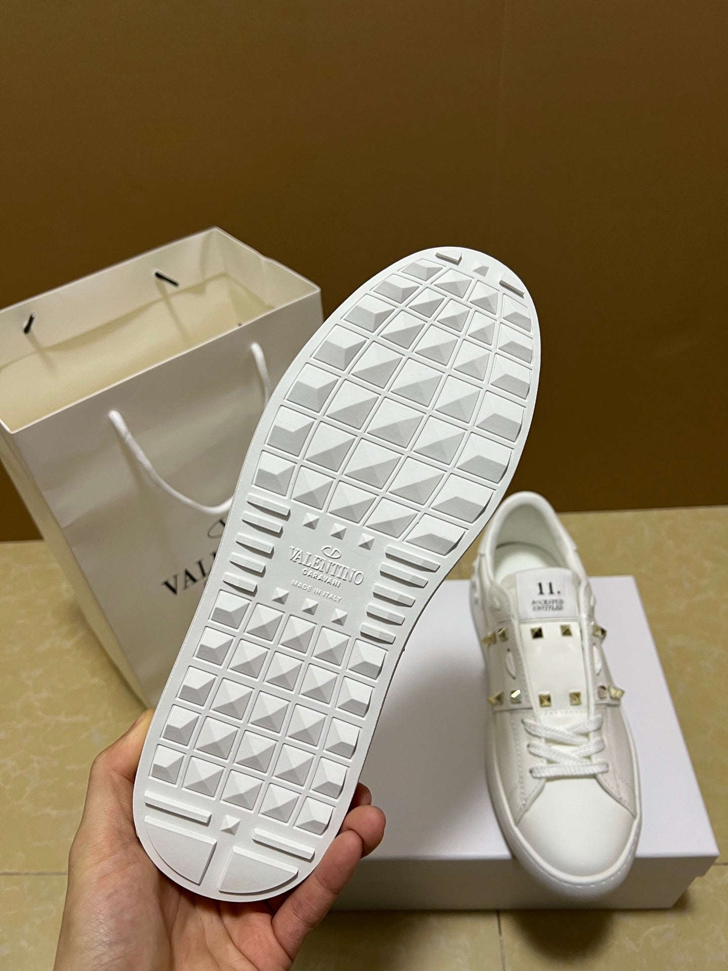 Valentino Garavani Open Disco Studded Sneakers