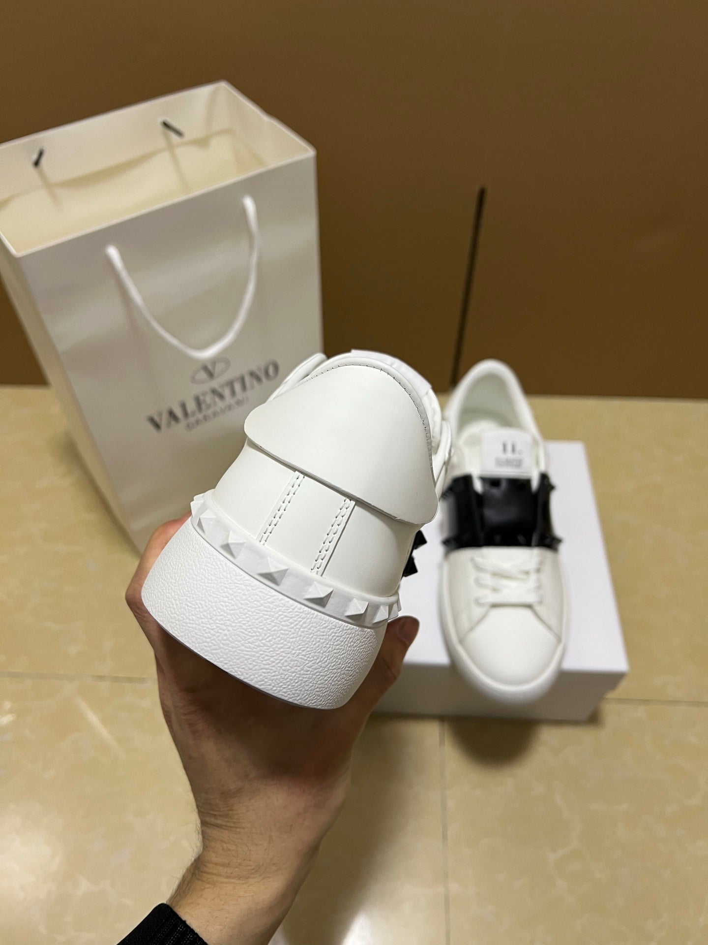 Valentino Garavani Open Disco Studded Sneakers