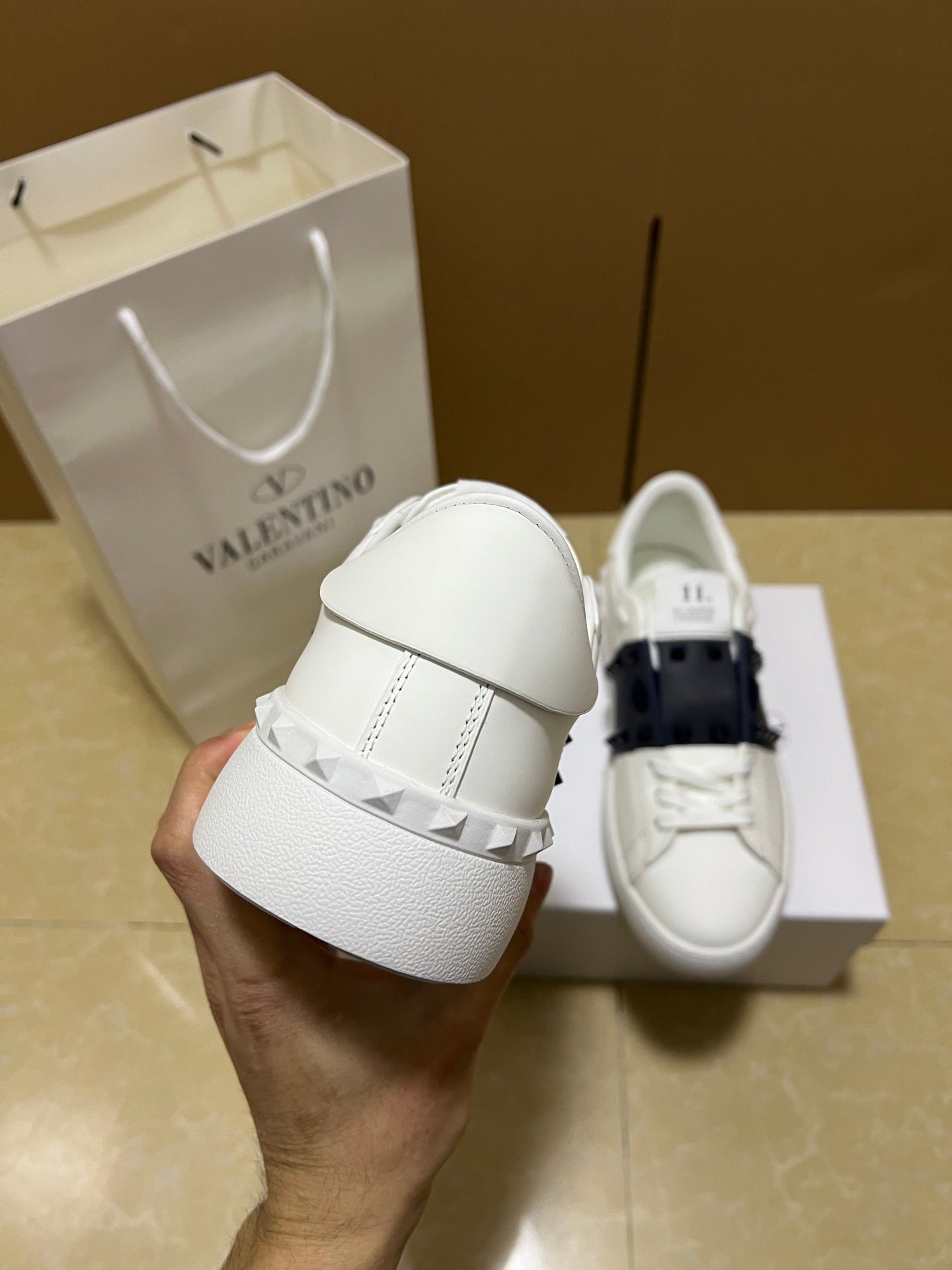 Valentino Garavani Open Disco Studded Sneakers