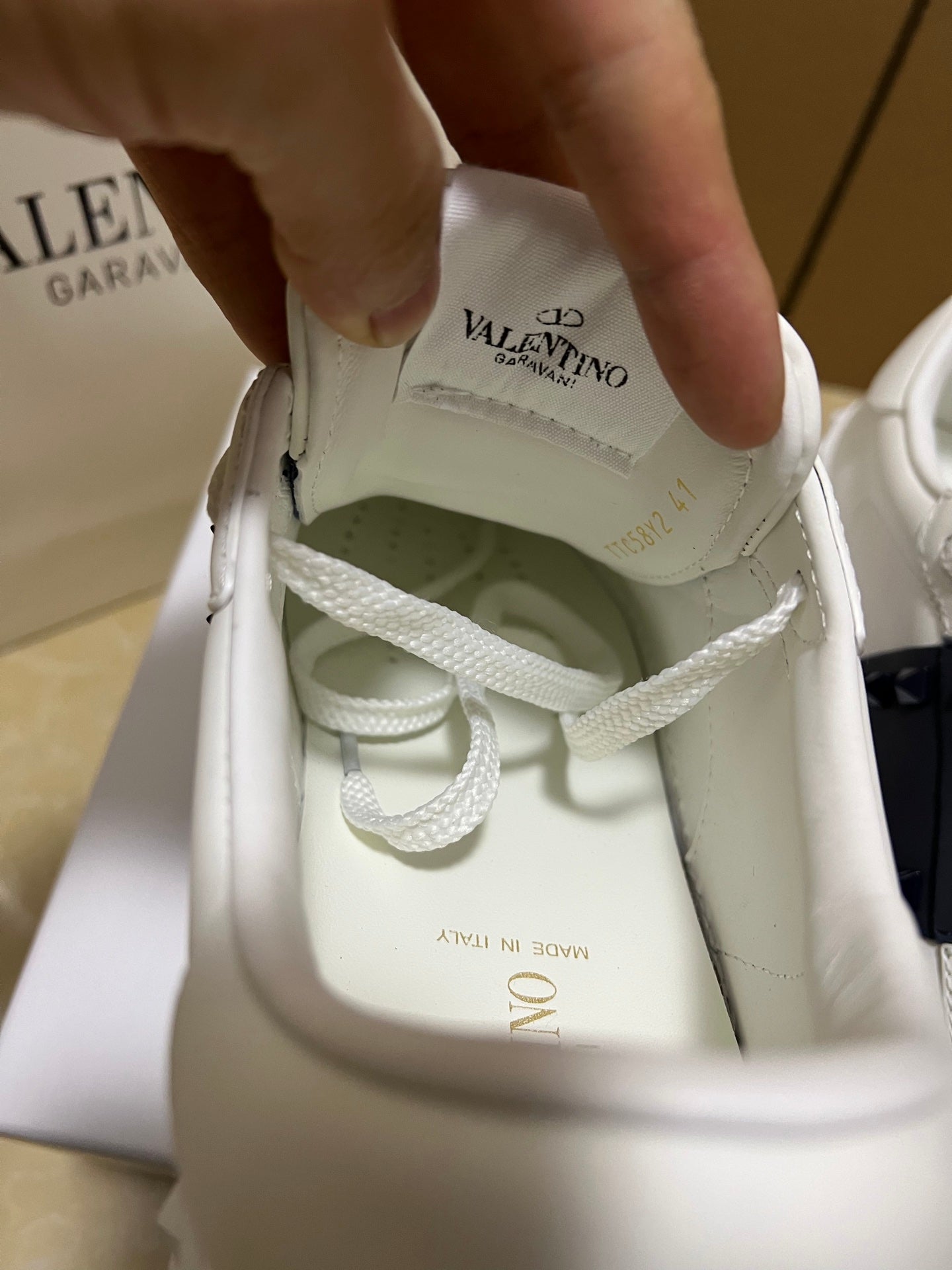 Valentino Garavani Open Disco Studded Sneakers