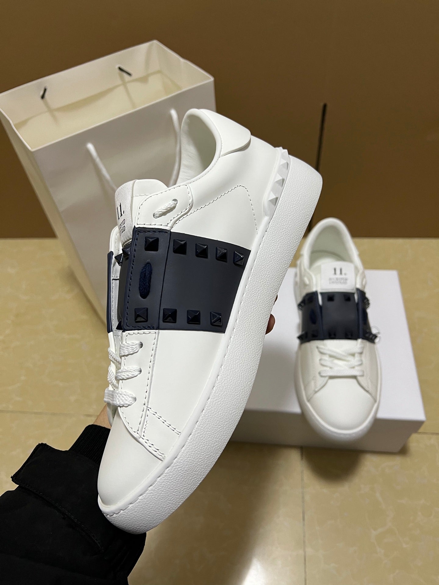 Valentino Garavani Open Disco Studded Sneakers