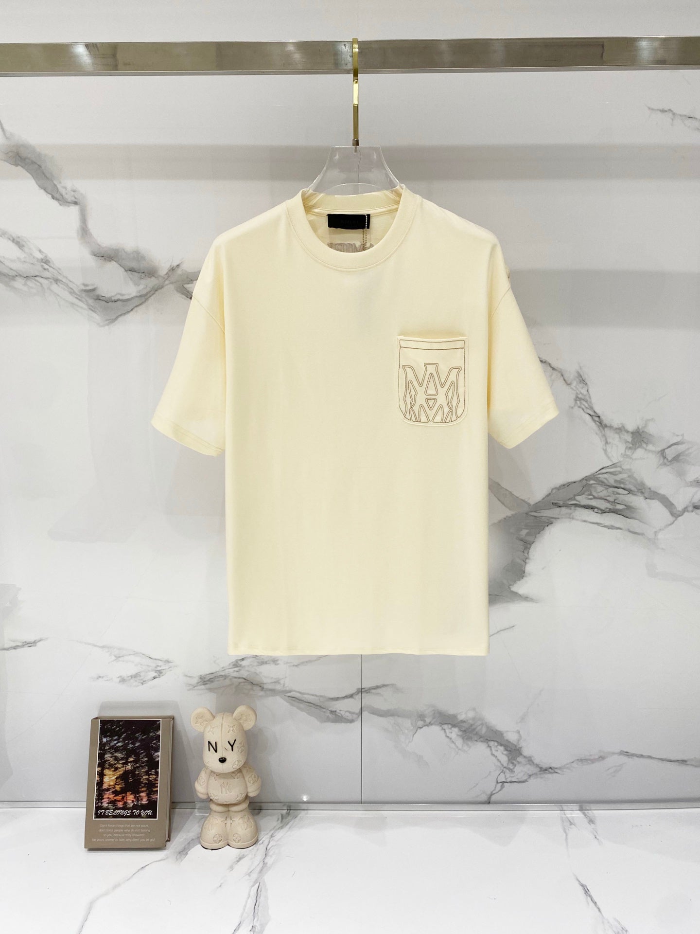Amiri Cotton Pocket Logo T-Shirt