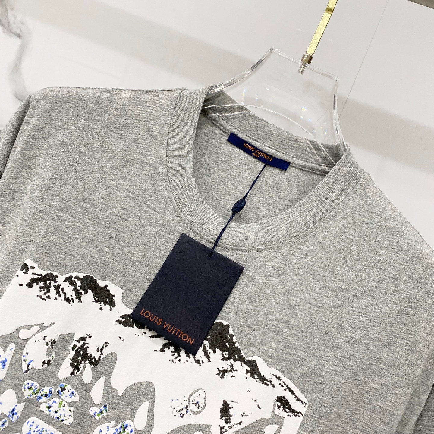 Louis Vuitton Snow Mountain Ice Cube Logo T-Shirt