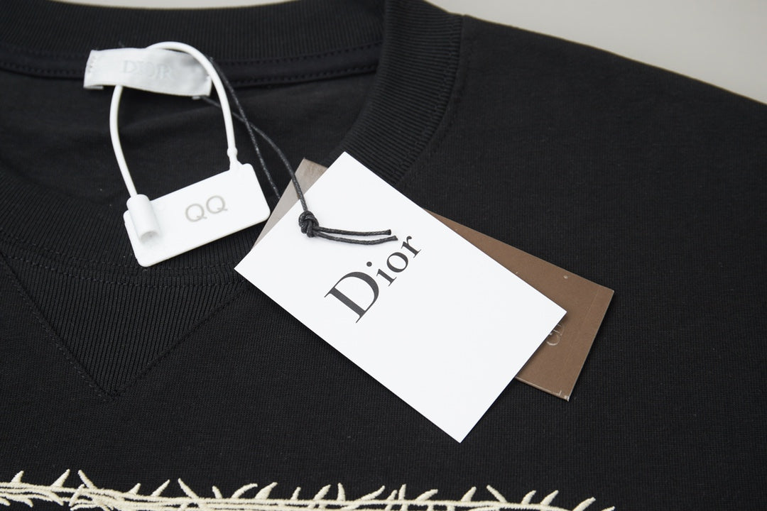 Dior CD Logo Embroidered T-Shirt – 26SS Early Spring Collection