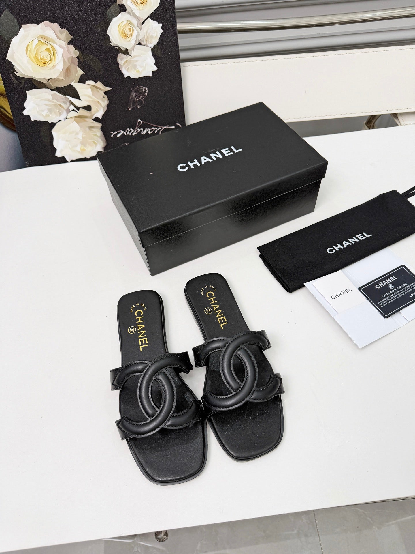 Chanel Double C Stitched Flat Sandals – 26S Collection