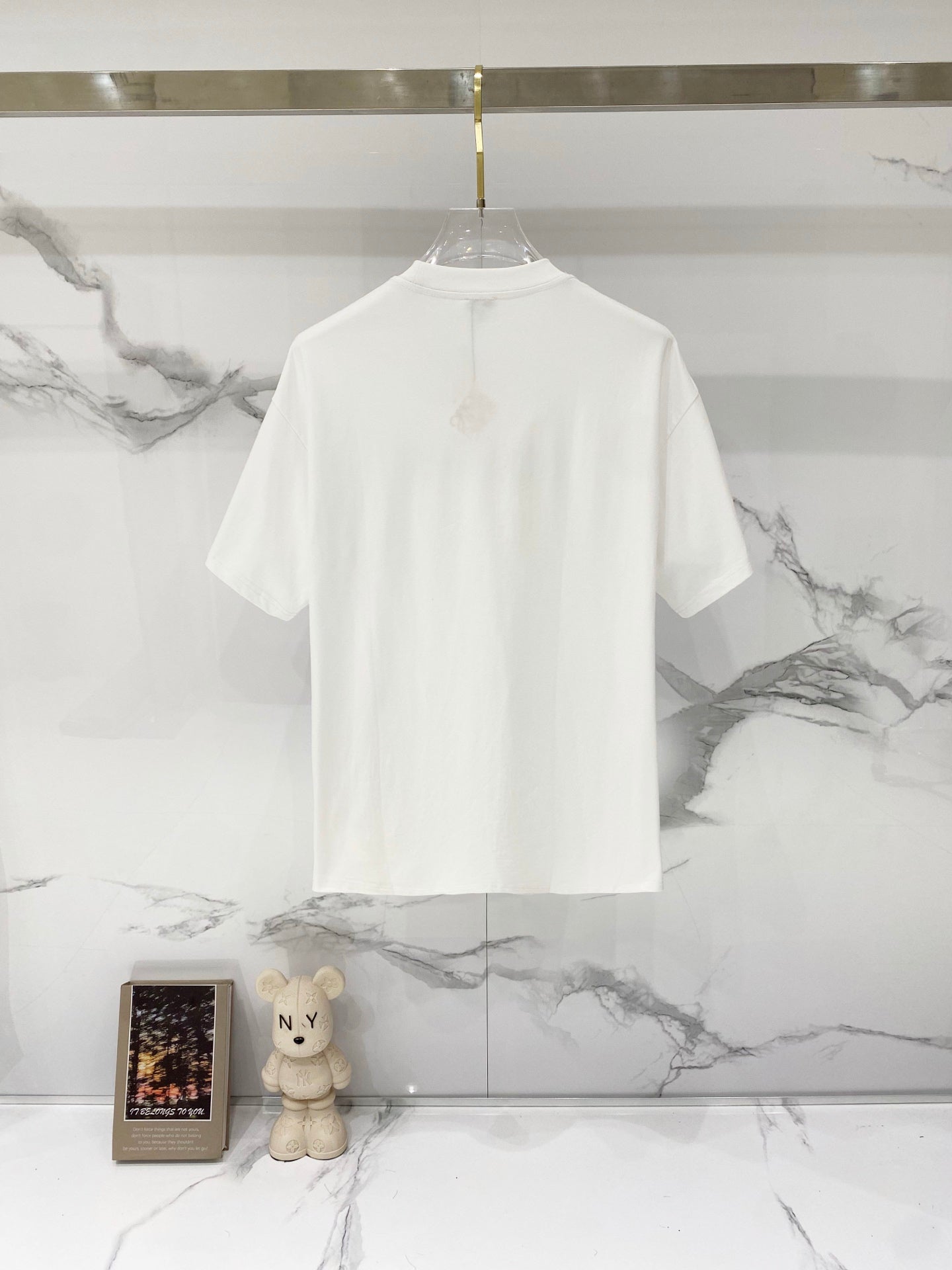 Loewe Rainbow Logo Embroidered Cotton T-Shirt