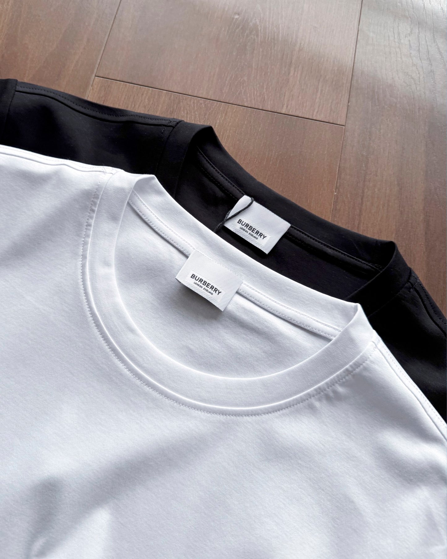 Burberry Embroidered Mercerized Cotton T-Shirt
