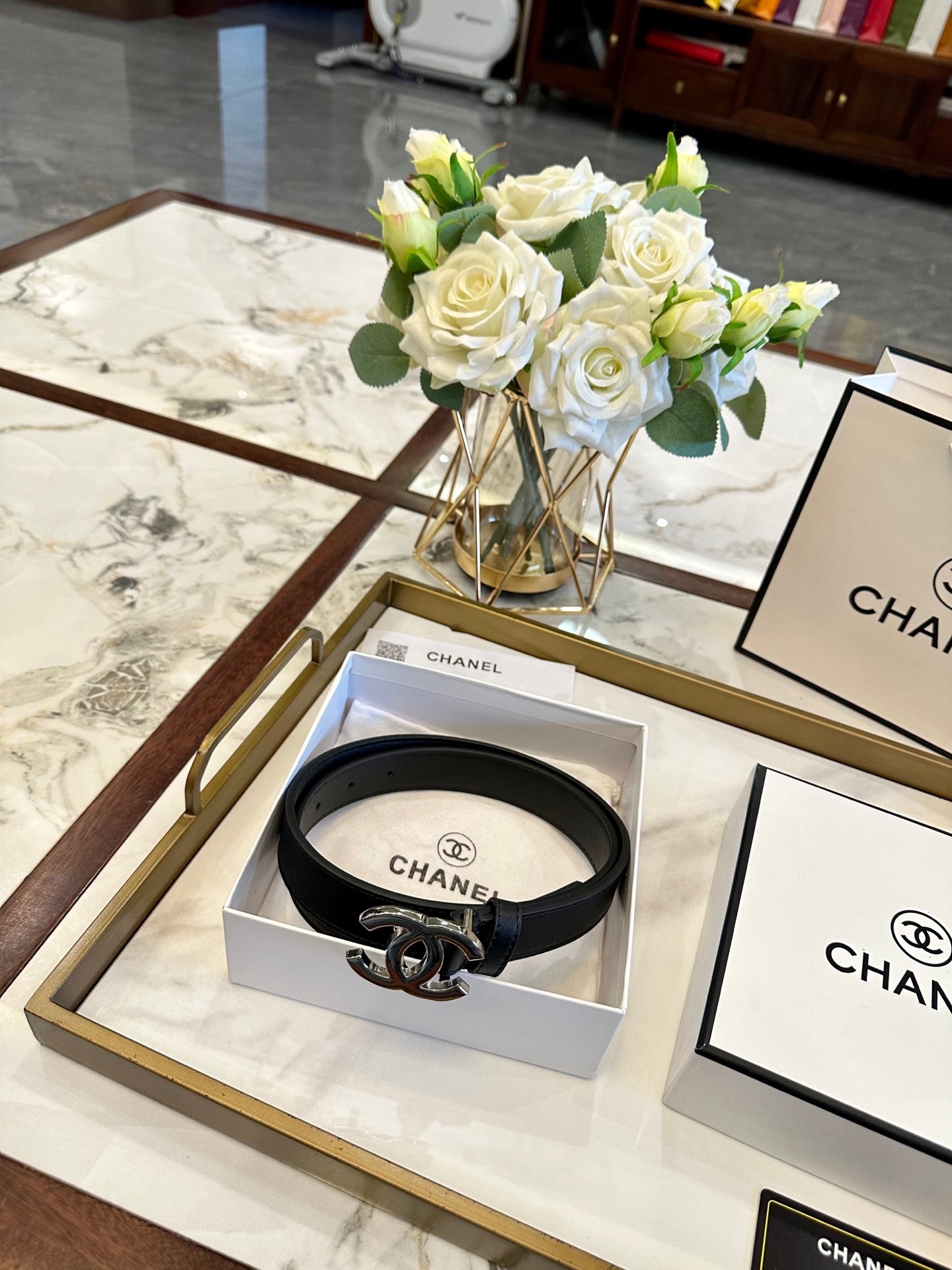Chanel Fashion Versatile Leather Belt – 3.0cm